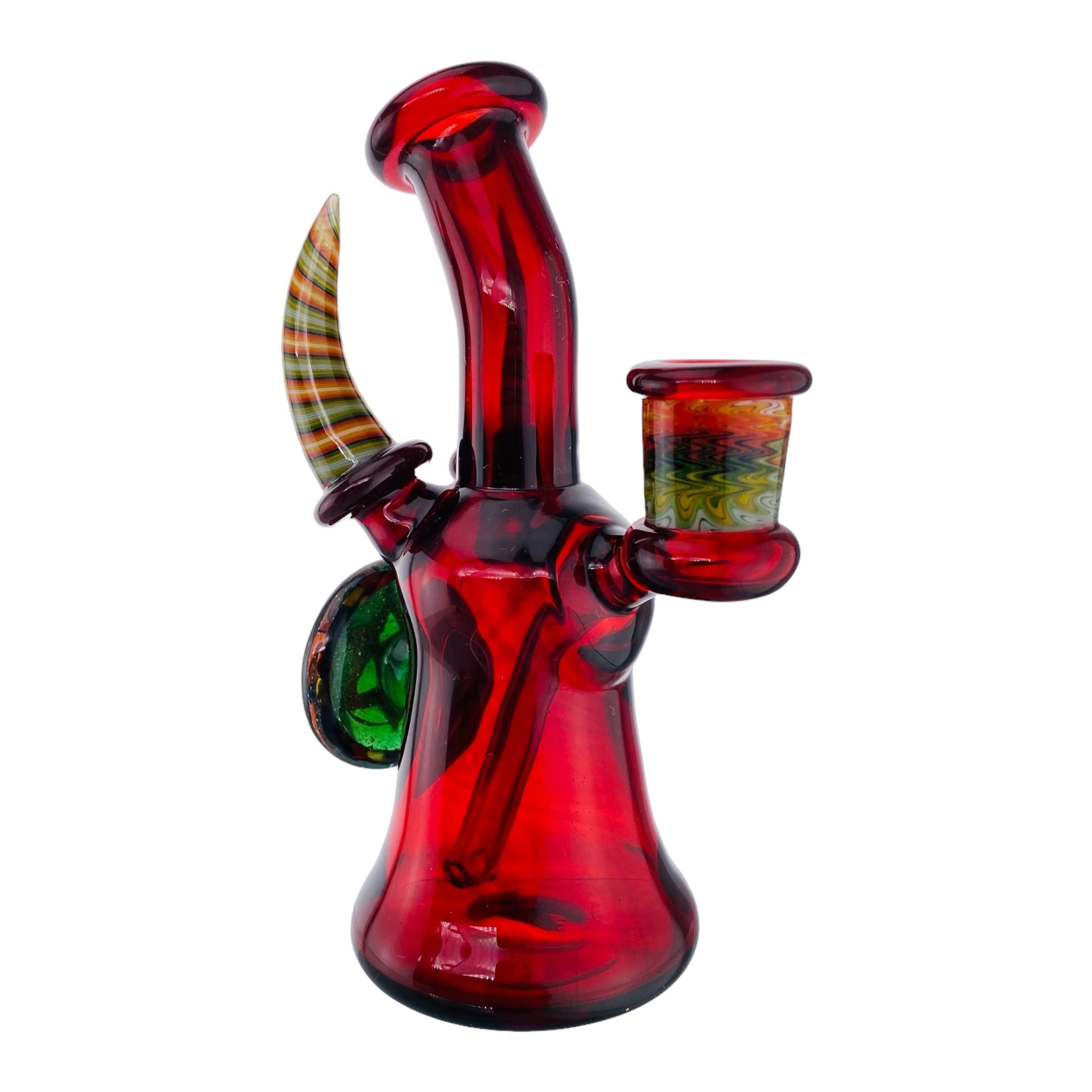 heady bong or dab rig or hash and weed by Ty Watts Glass Pomegranate Banger Hanger With Bucket Set