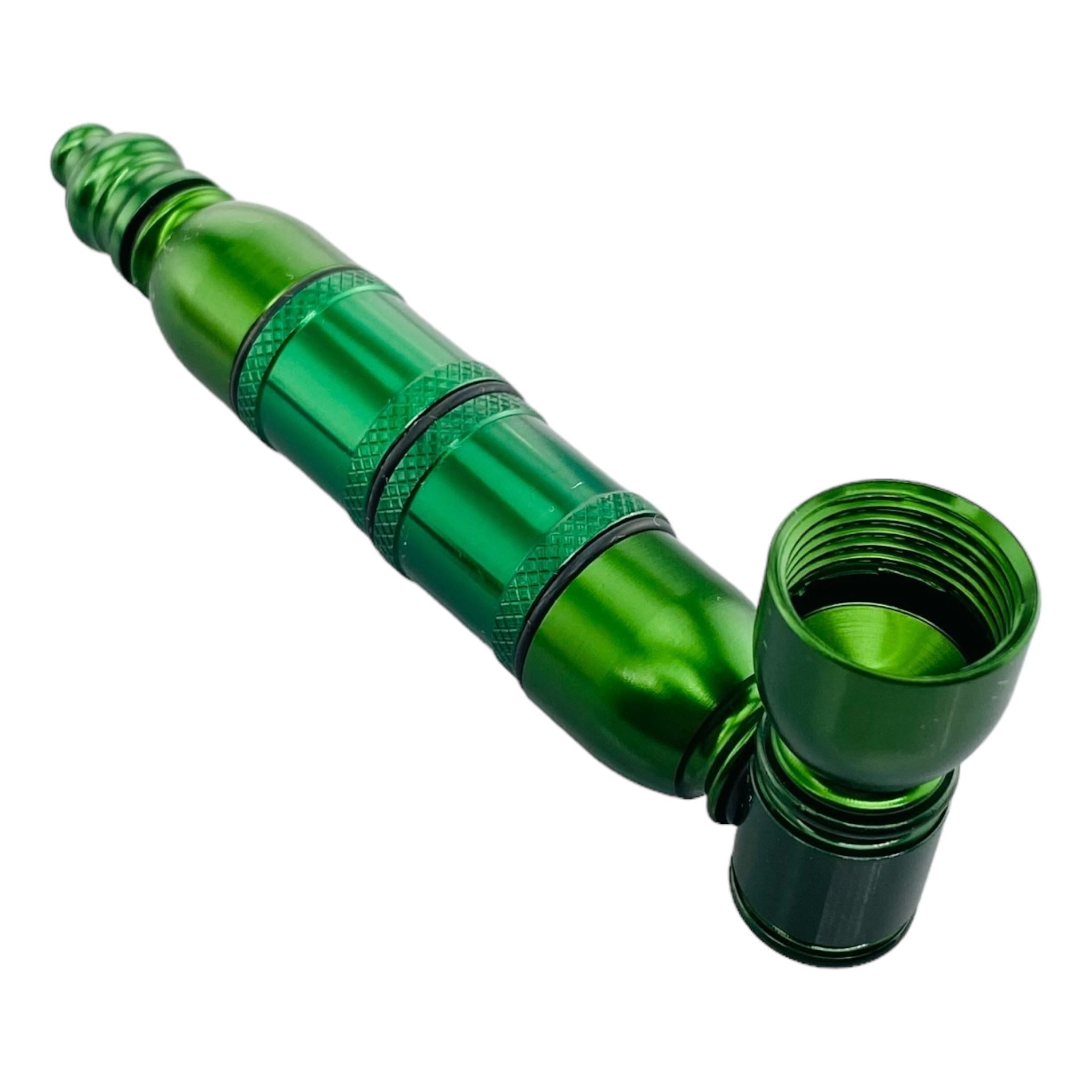 durable metal hand pipe for weed pot cannabis or tobacco with multiple chambers for sale