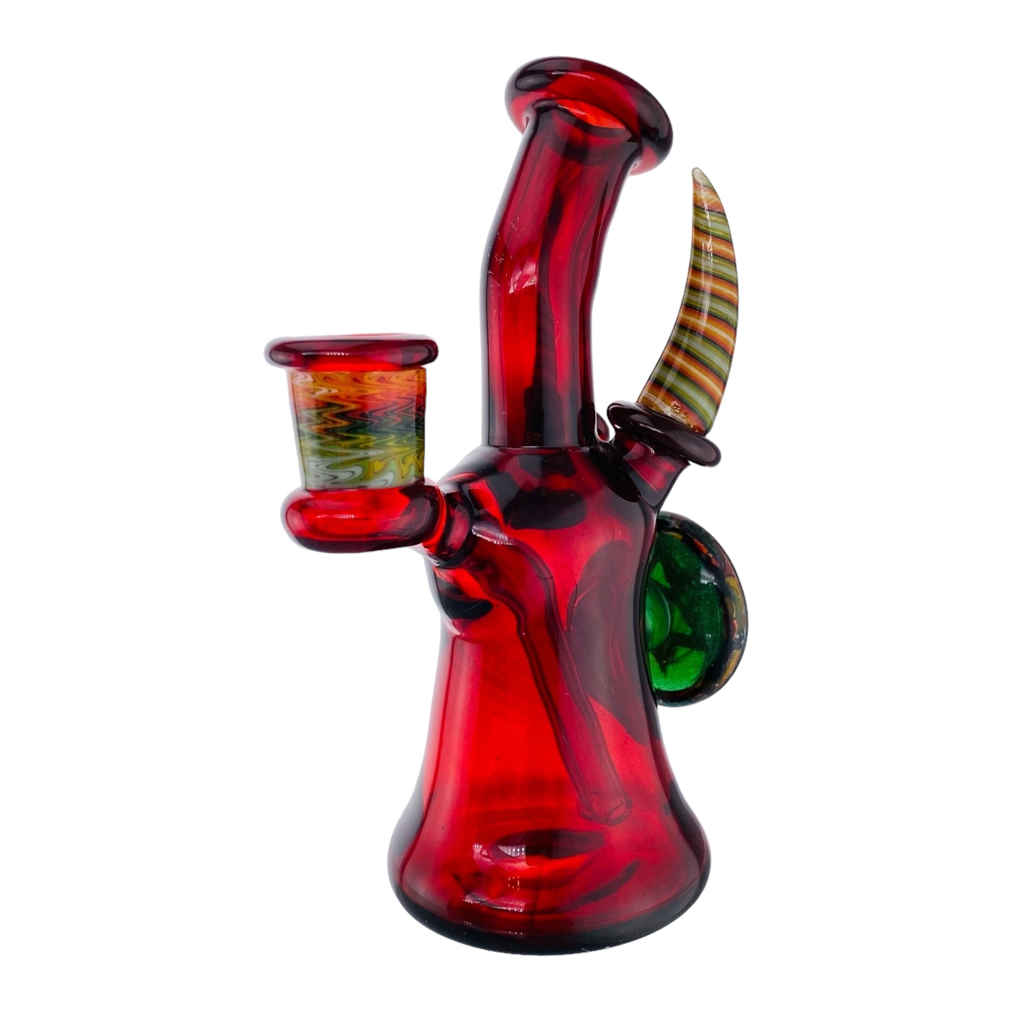 heady bong or dab rig or hash and weed by Ty Watts Glass Pomegranate Banger Hanger With Bucket Set