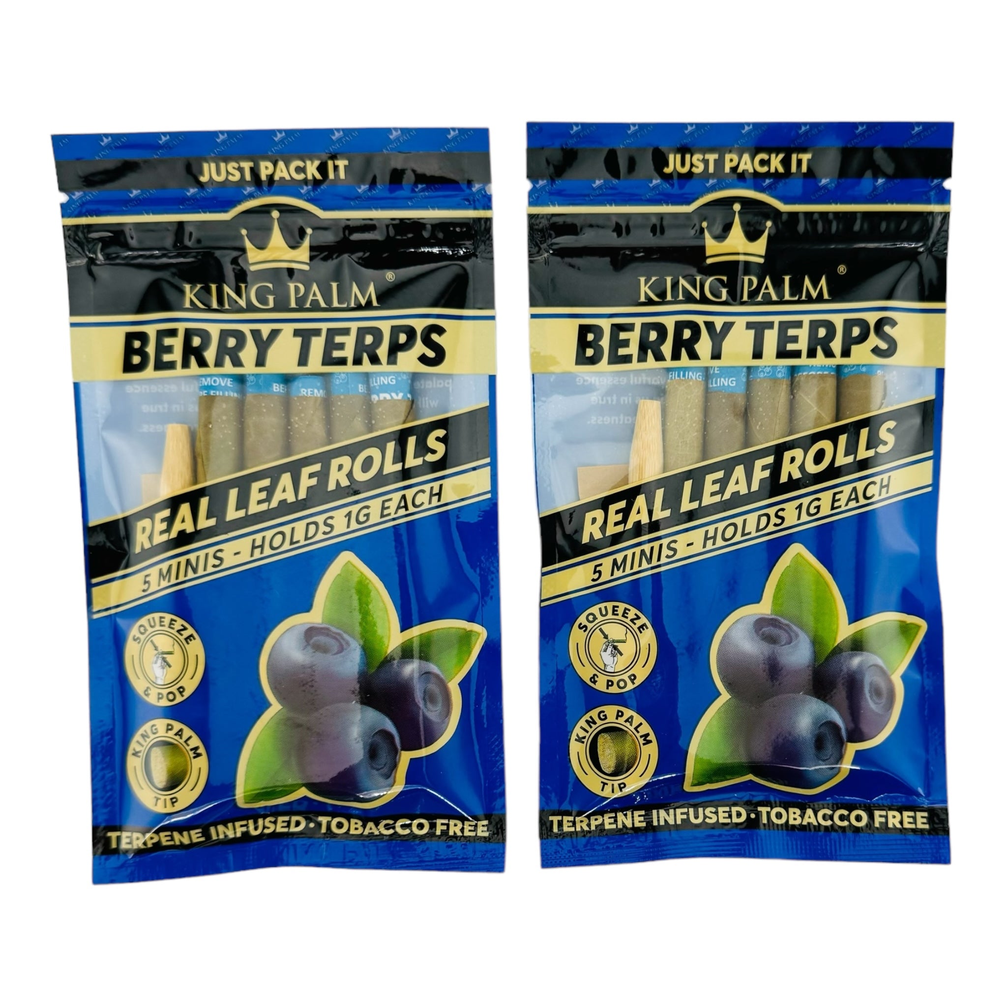King Palm Berry Terps 5ct Mini Size - 2 Packs