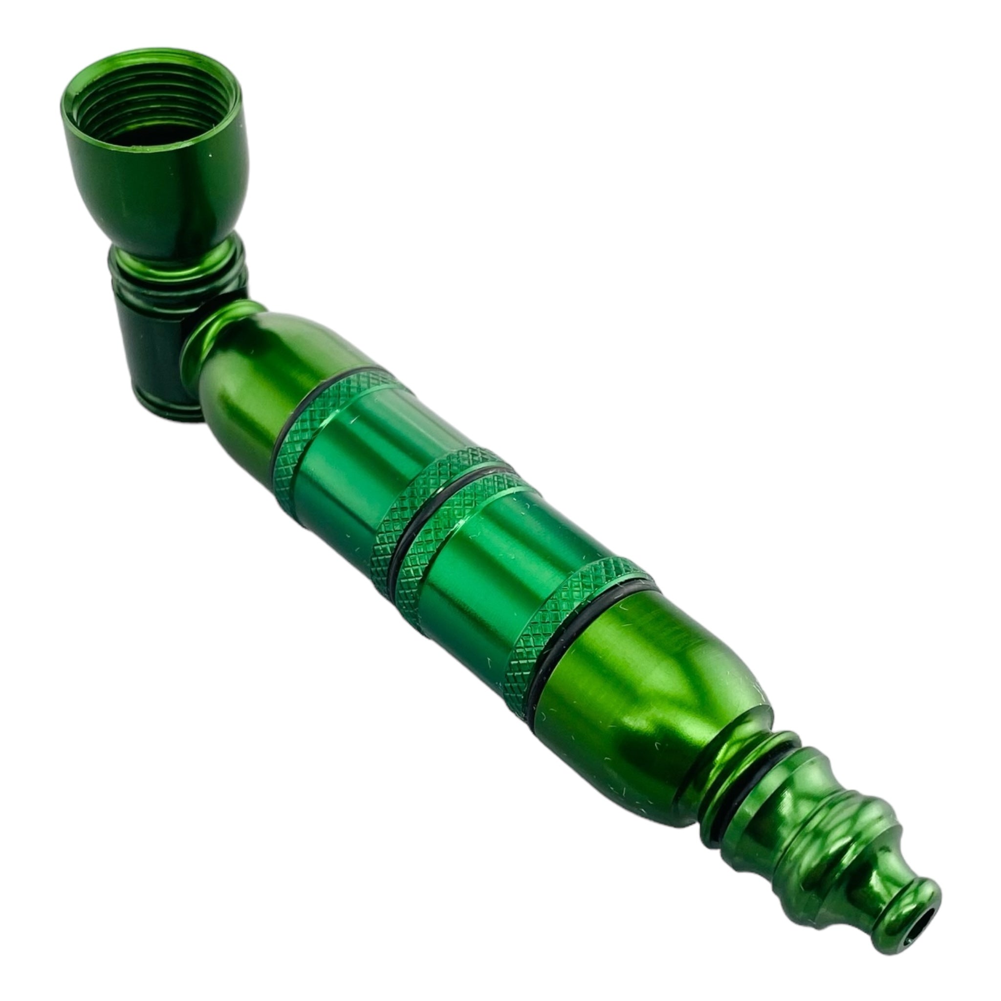 durable metal hand pipe for weed pot cannabis or tobacco with multiple chambers for sale