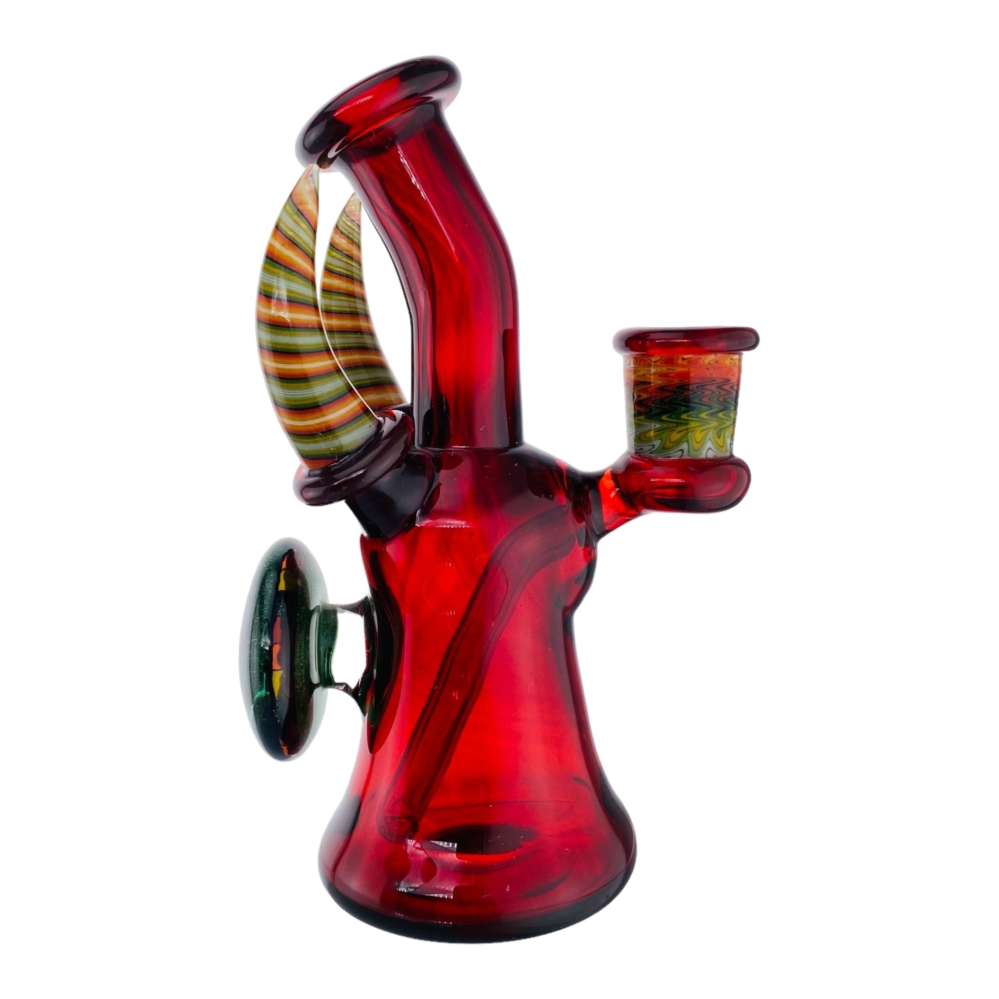 heady bong or dab rig or hash and weed by Ty Watts Glass Pomegranate Banger Hanger With Bucket Set