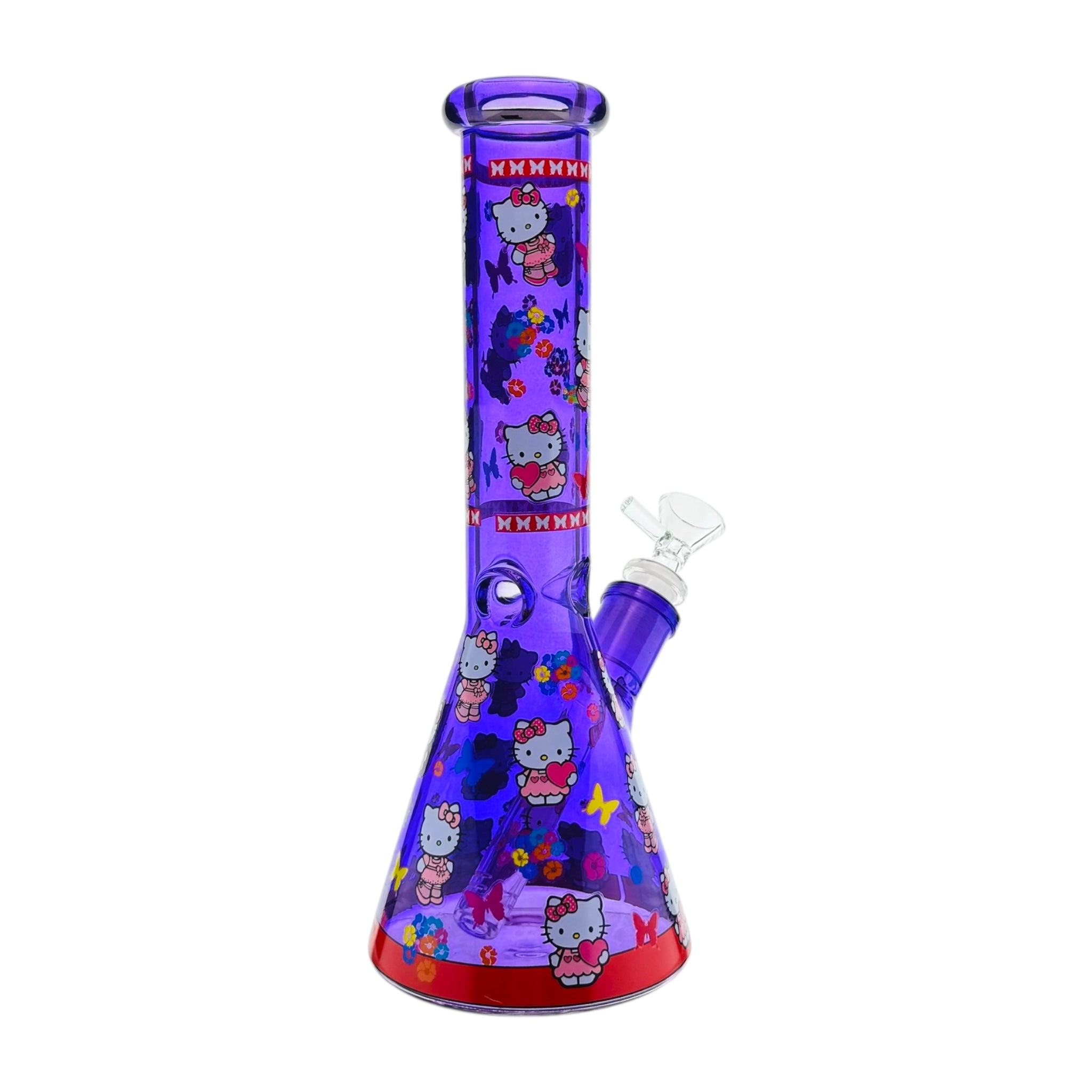 Purple Hello Kitty Bong 10 Inch