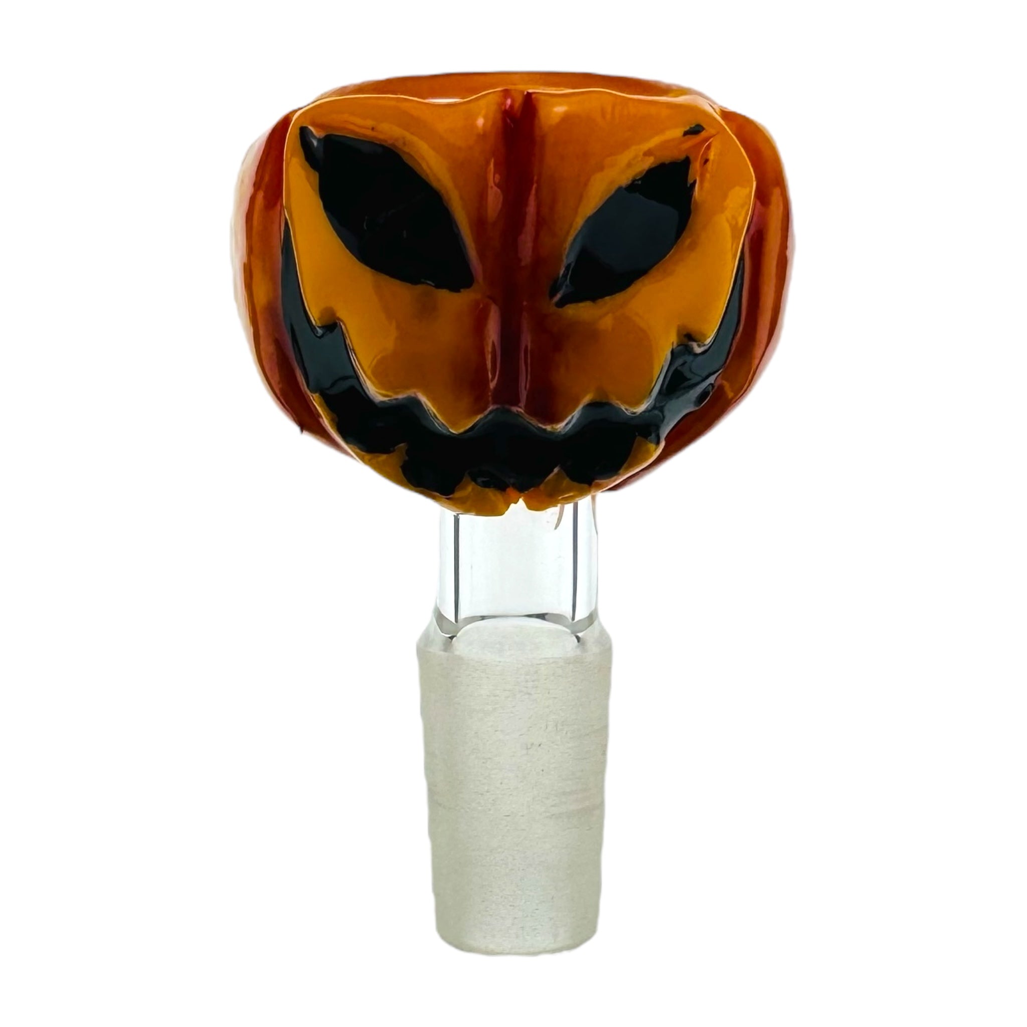 jack o lantern 14mm bong bowl white background