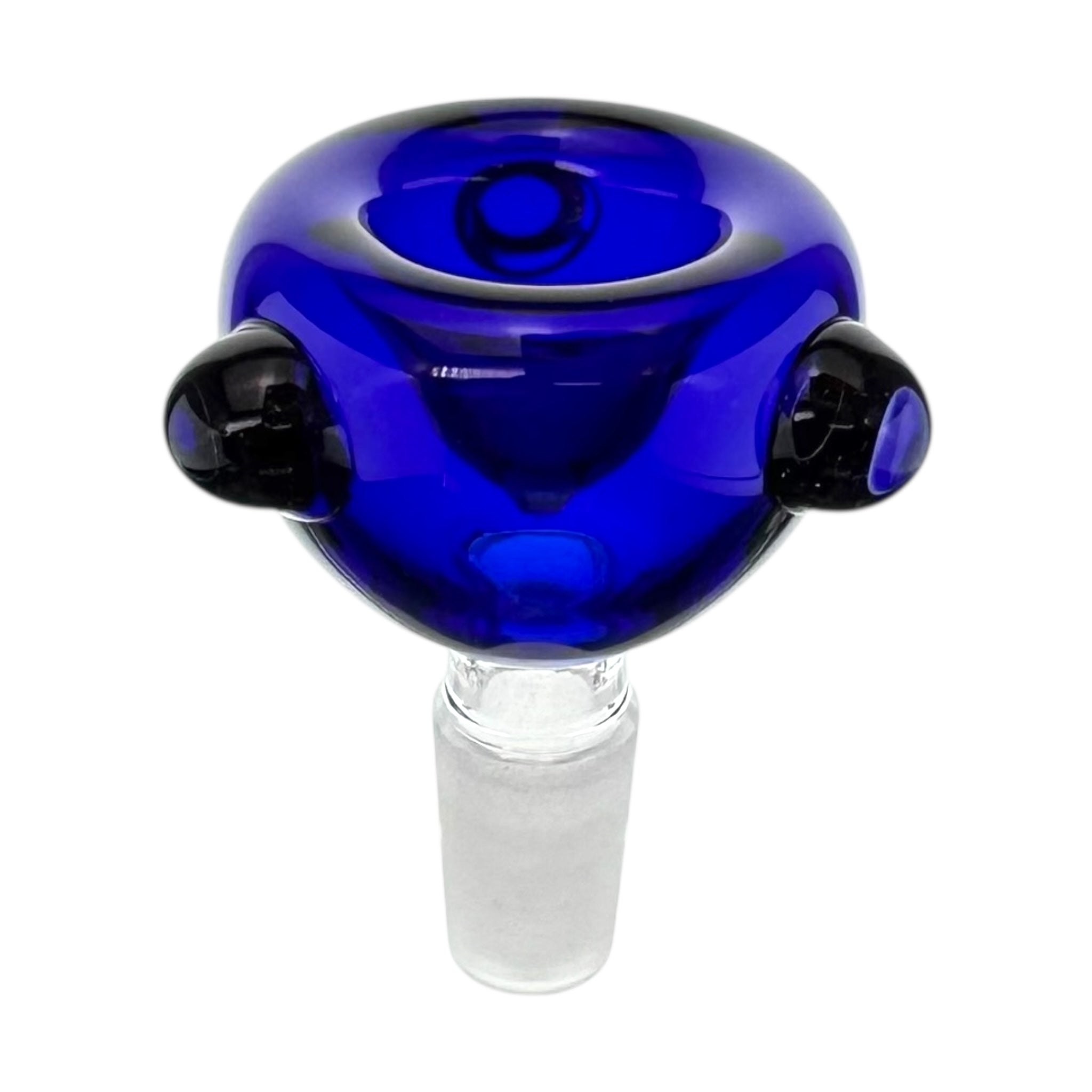 14MM Flower Bowl -Basic Color Bubble Bong Bowl Piece - Blue