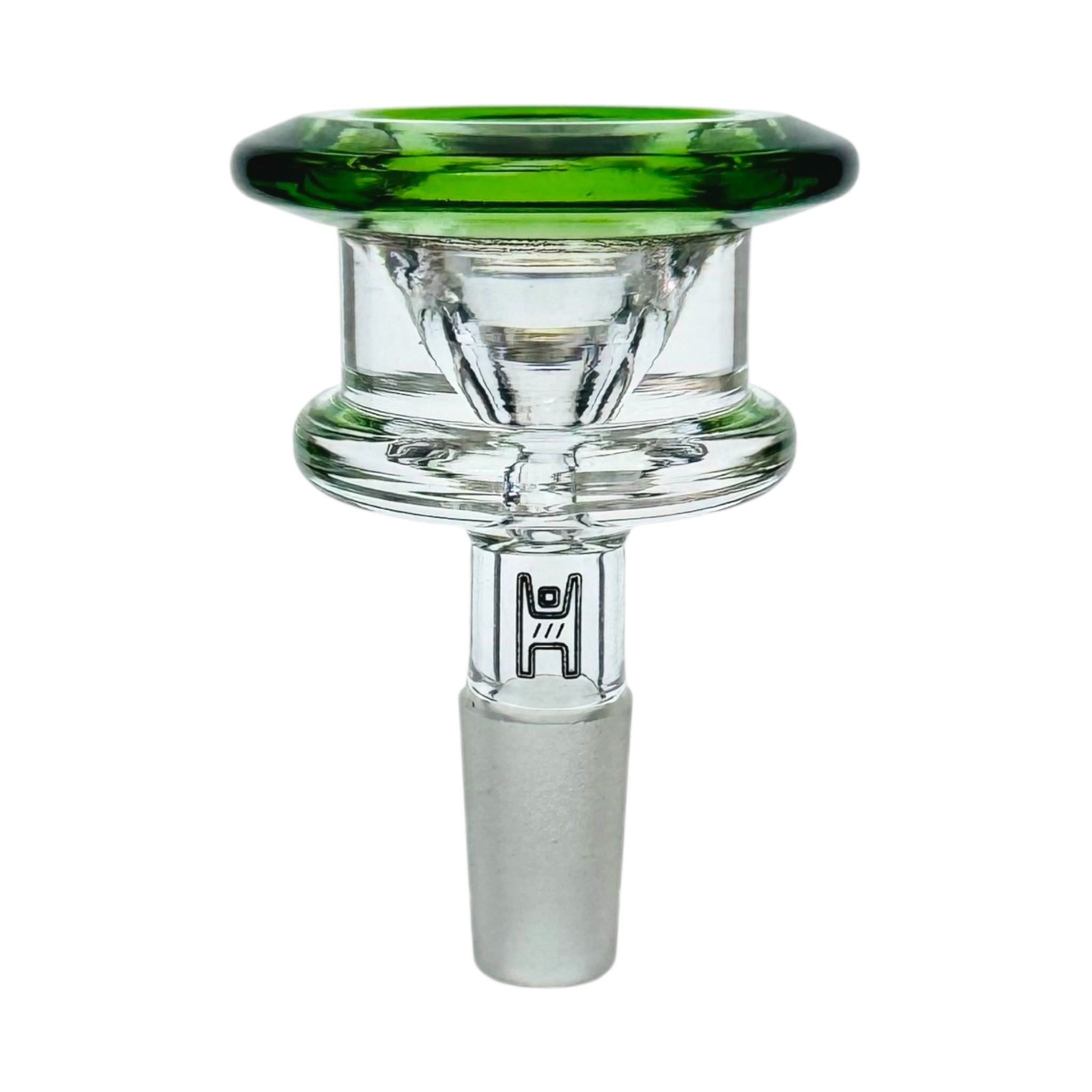 10mm Flower Bowl With Green Rim