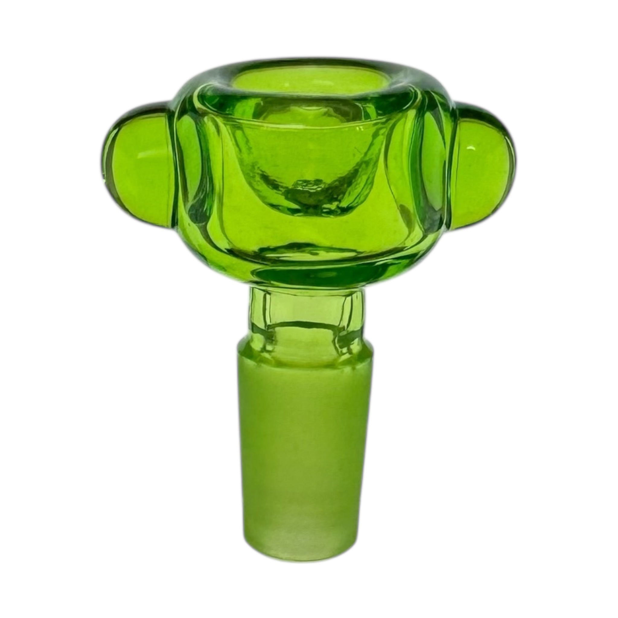14mm Flower Bowl - Tall Straight Wall Bubble Bong Bowl Piece - Green