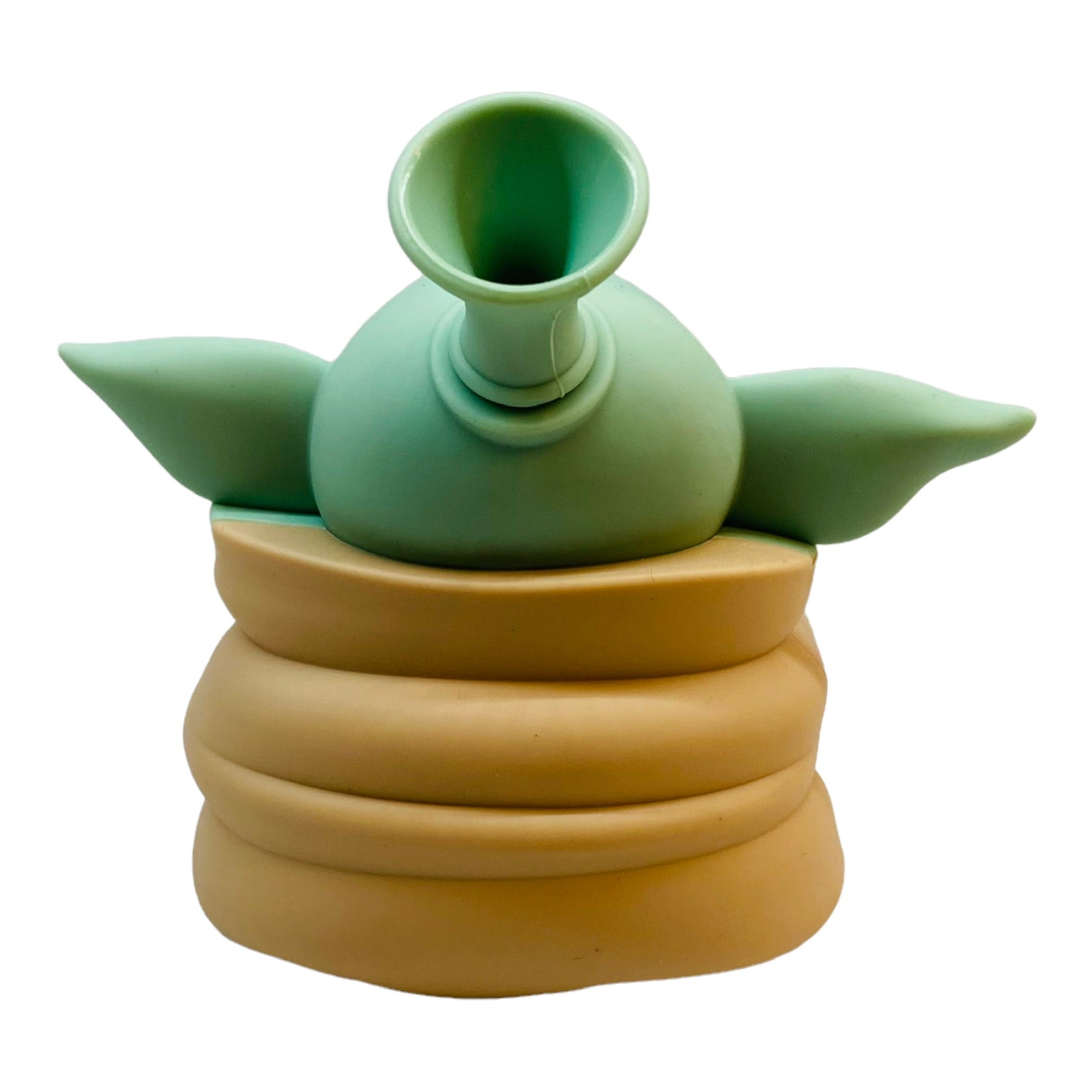cute Silicone Baby Yoda Water Pipe