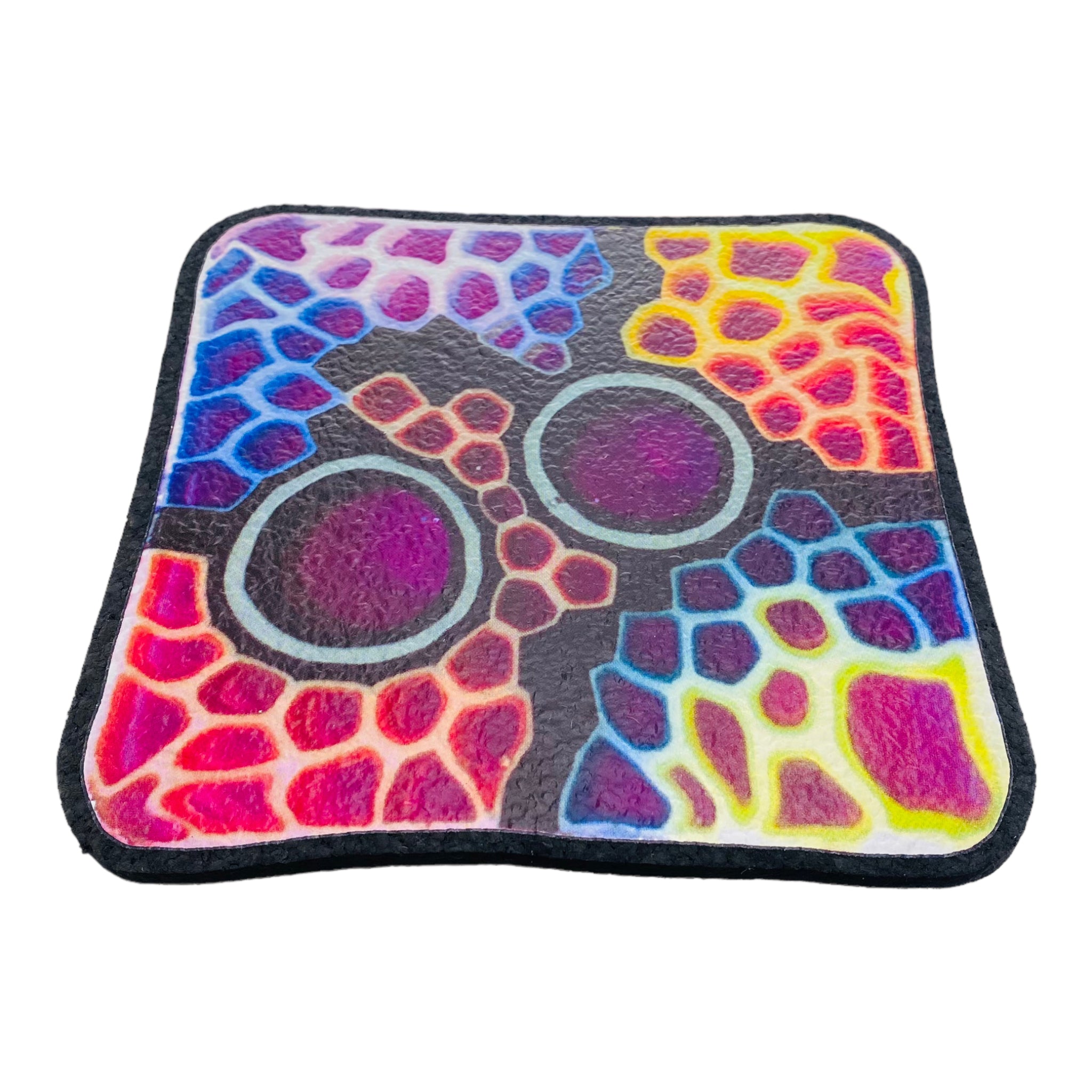 Mood Mats x Kaj Beck Glass - 8 Inch Square Recycled Neoprene Dab Mat