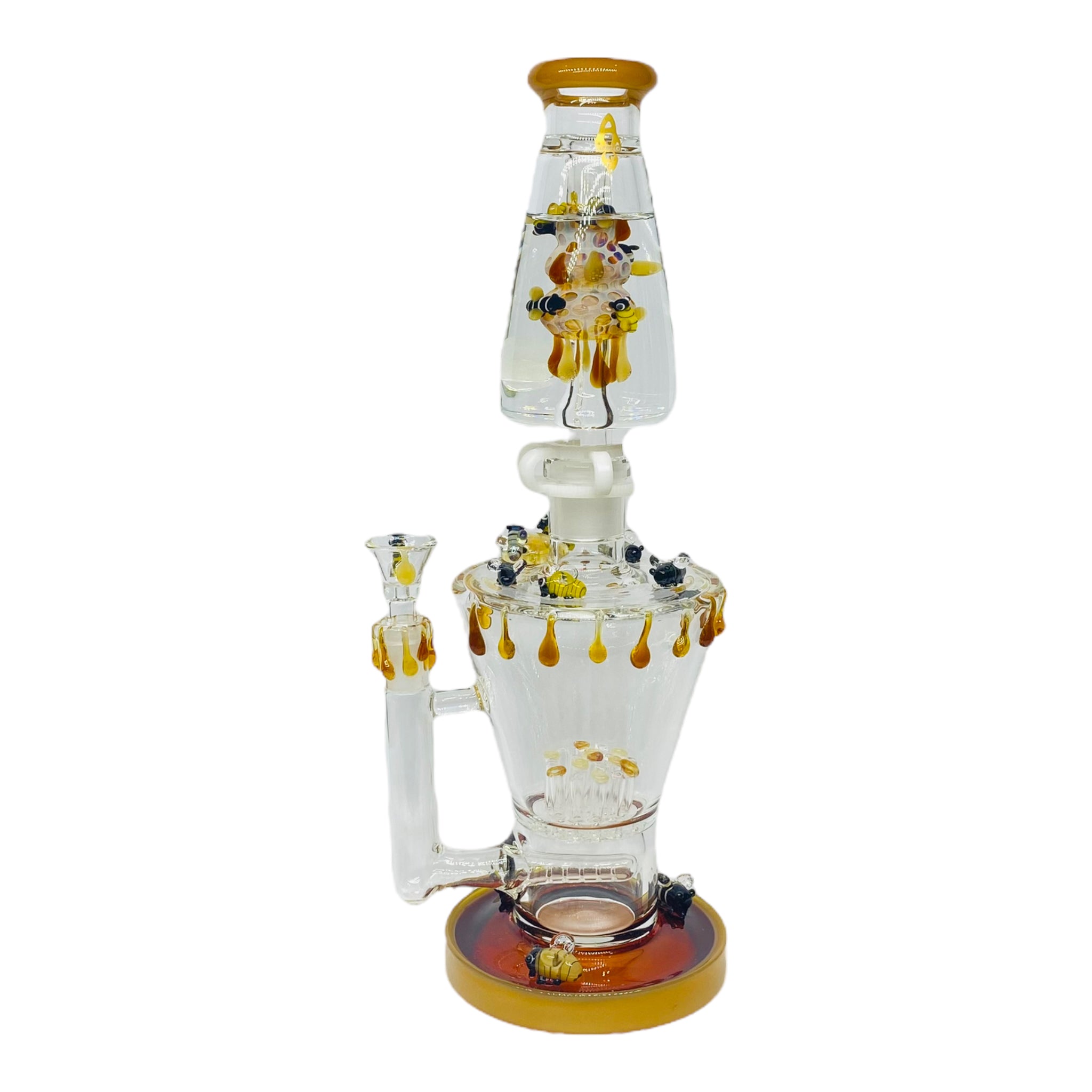 Cute and Girly bong mini Beehive Bong With Glycerin Freeze Coil Top for sale