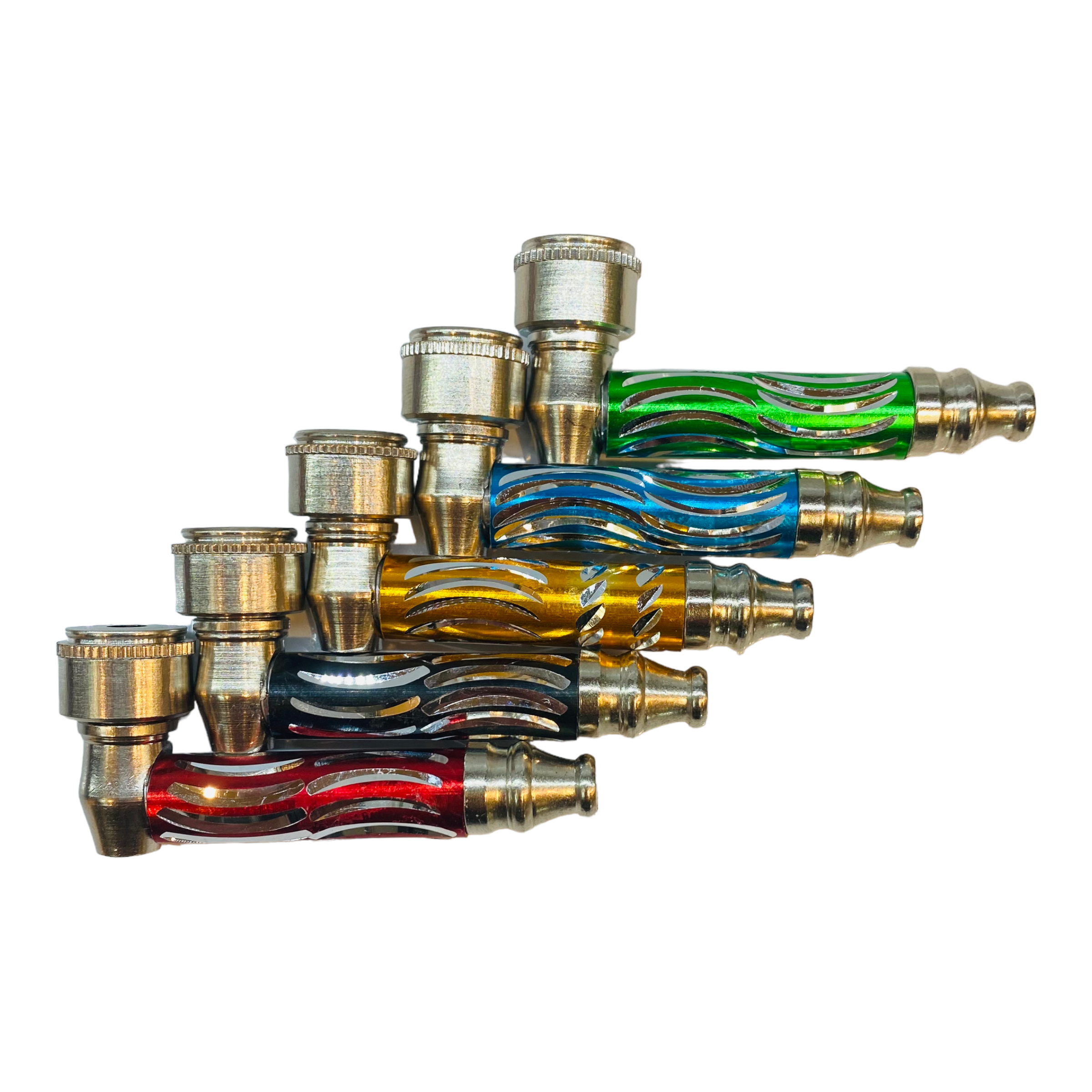 Americanpipes™️ 4 Pz Sneak A Toke Tabacco Pipa Fumante Con 10 Schermi - Foto 3