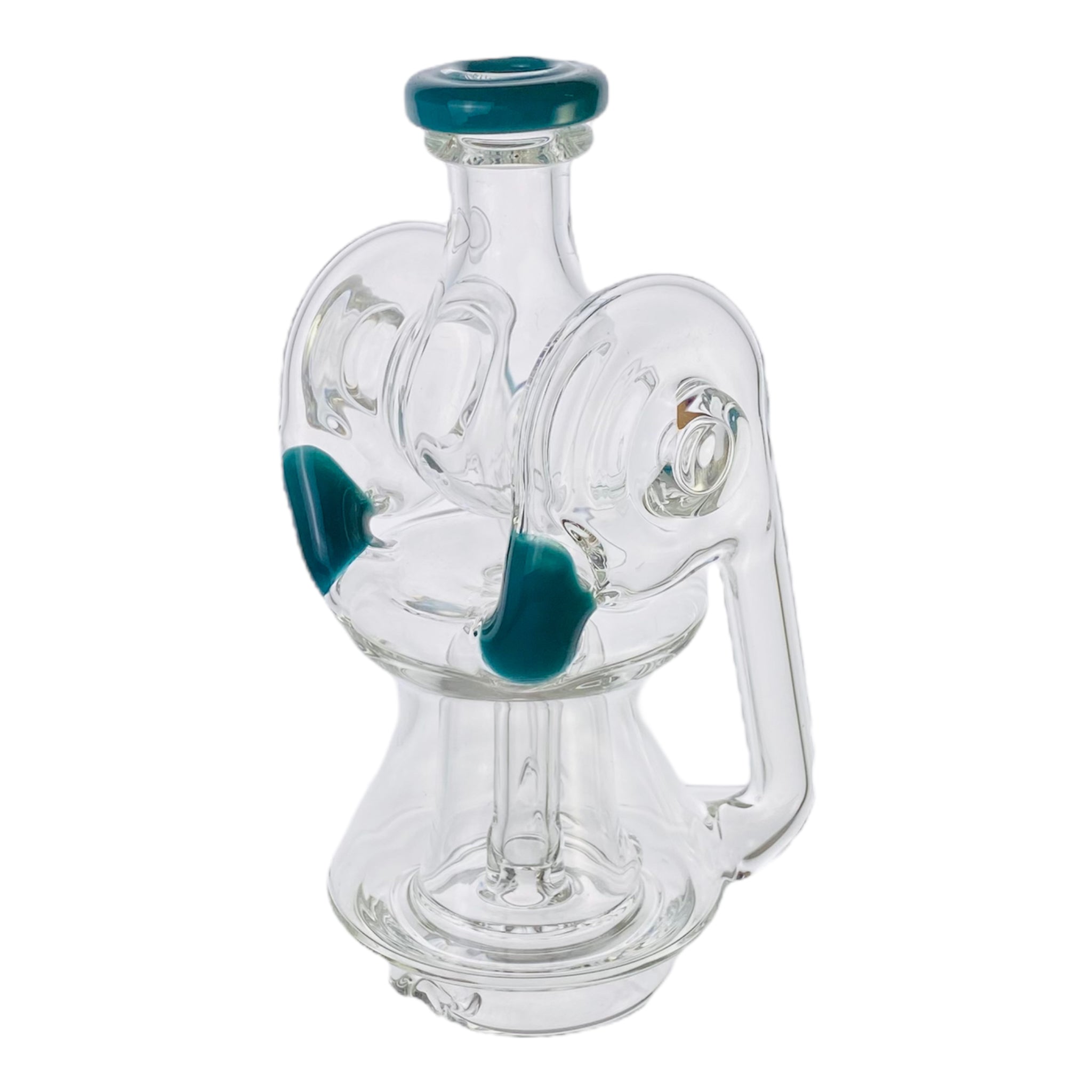 Ery Glass - Puffco Peak Glass Attachment - Double Uptake Recycler for sale mighty quinn santa rosa best peak top