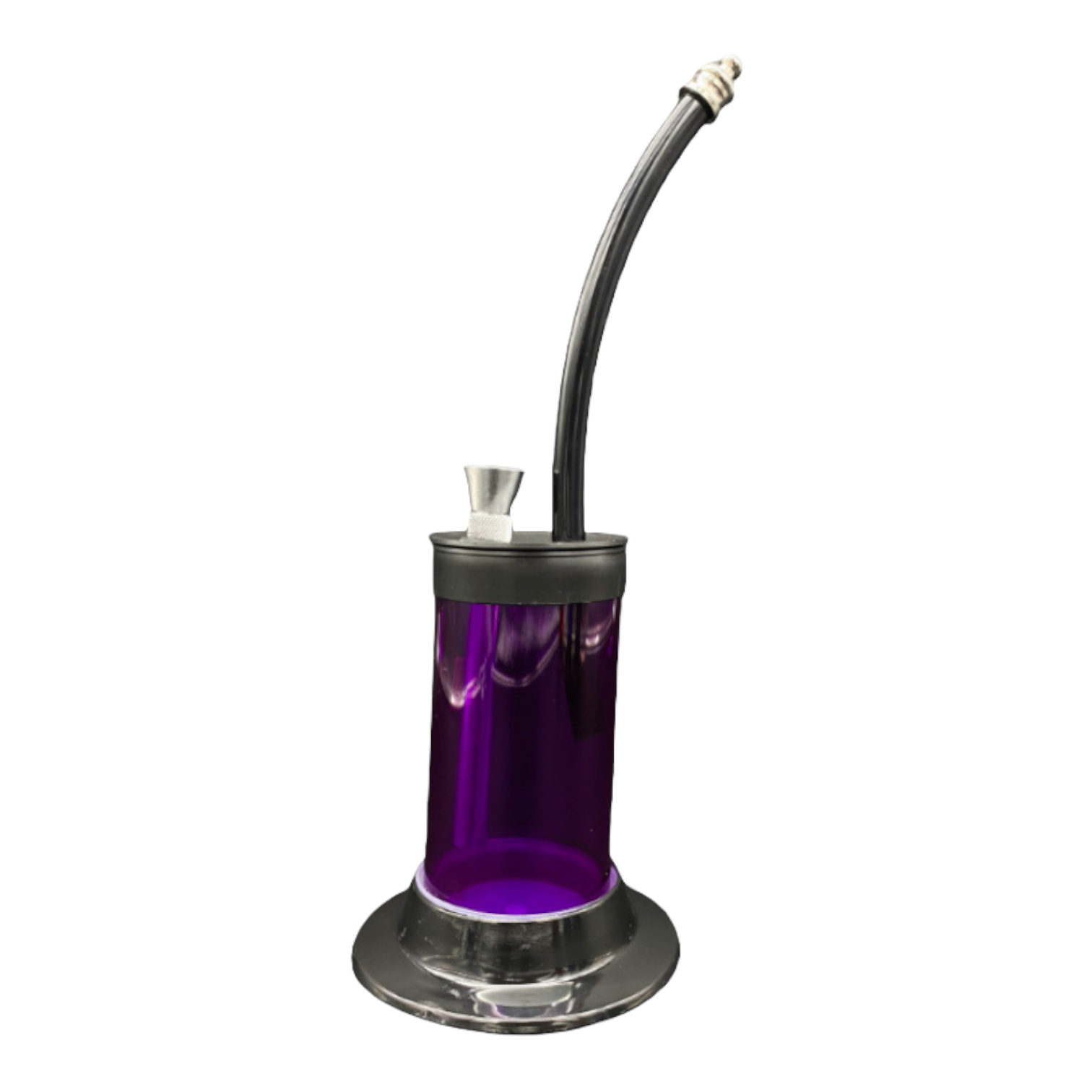 Acrylic Bubbler With Carb Hole Purple