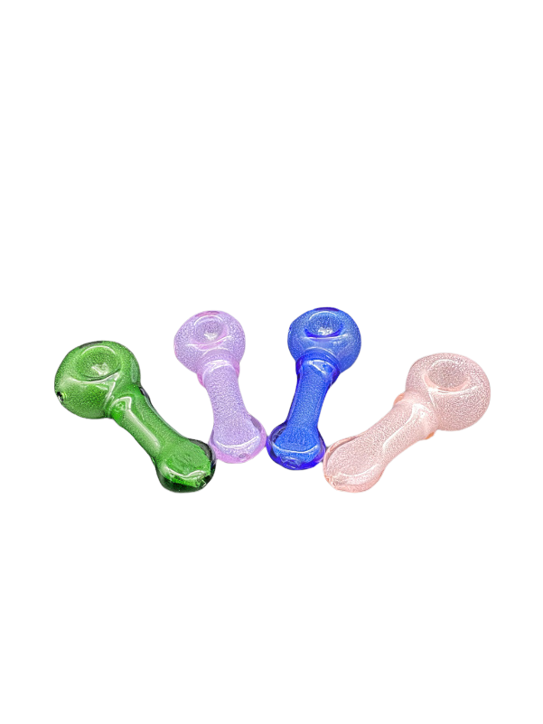 Glow In Dark Glass Hand Pipe - Full Single Color