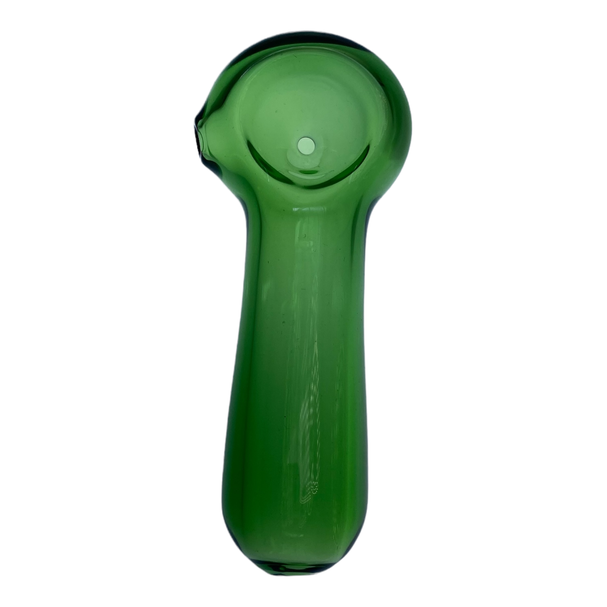 unbreakable Simple Spoon Glass Pipe Green