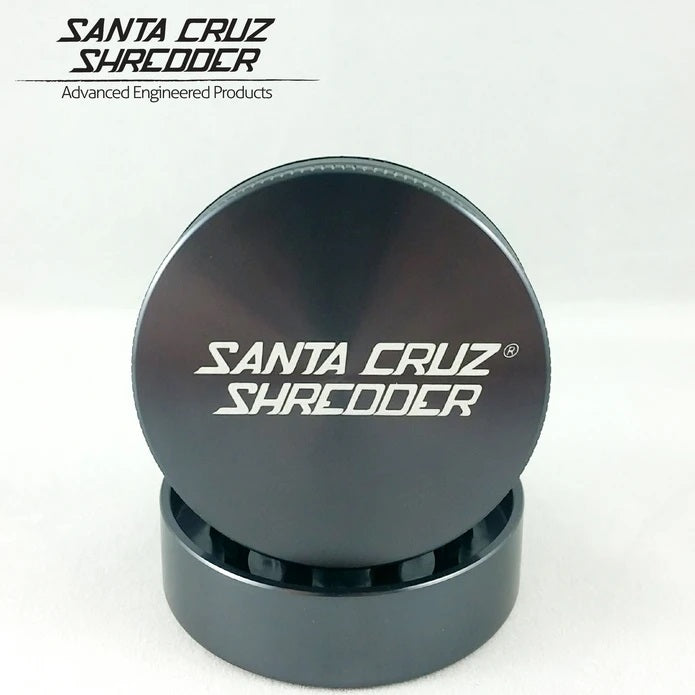 weed grinder Santa Cruz Shredder Grinder Medium 2 Piece Grey for sale