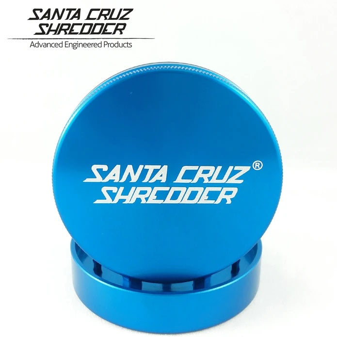 weed grinder Santa Cruz Shredder Grinder Medium 2 Piece Blue for sale