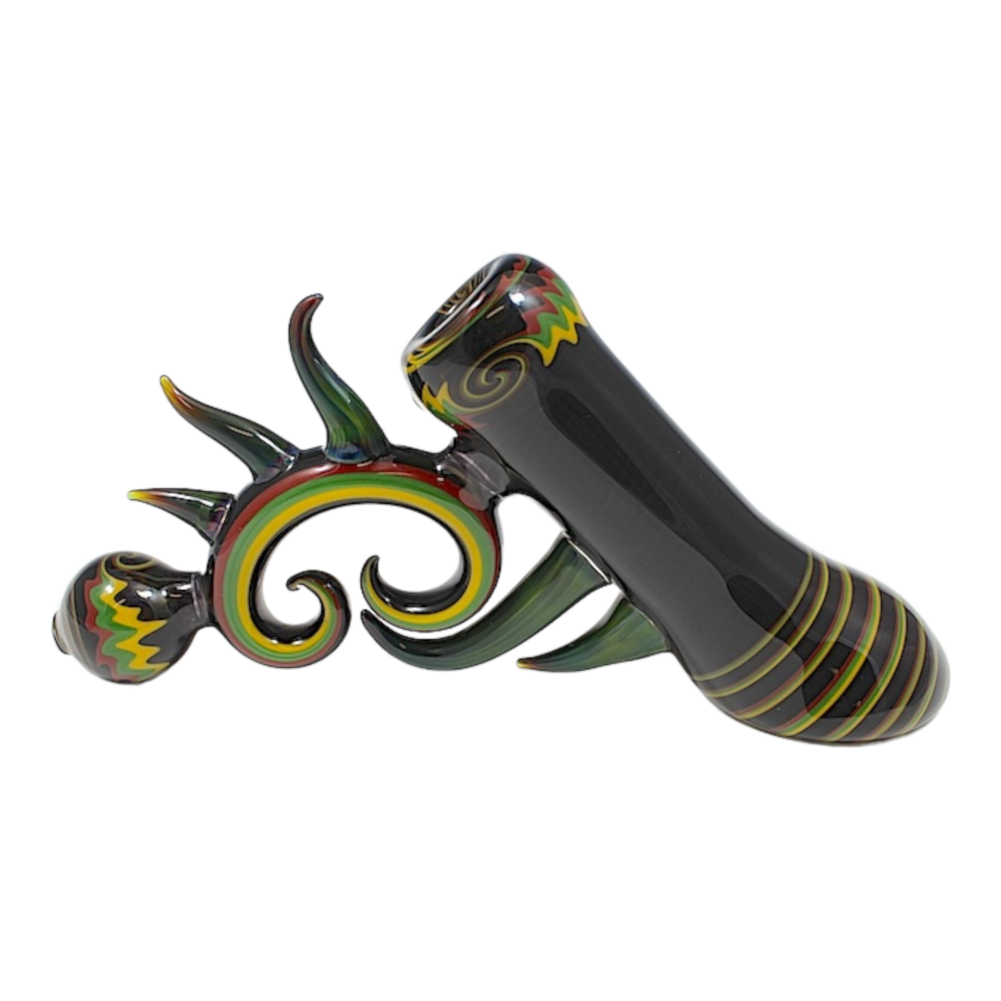 Darby Holm - 2007 Rasta Horned Push Bubbler