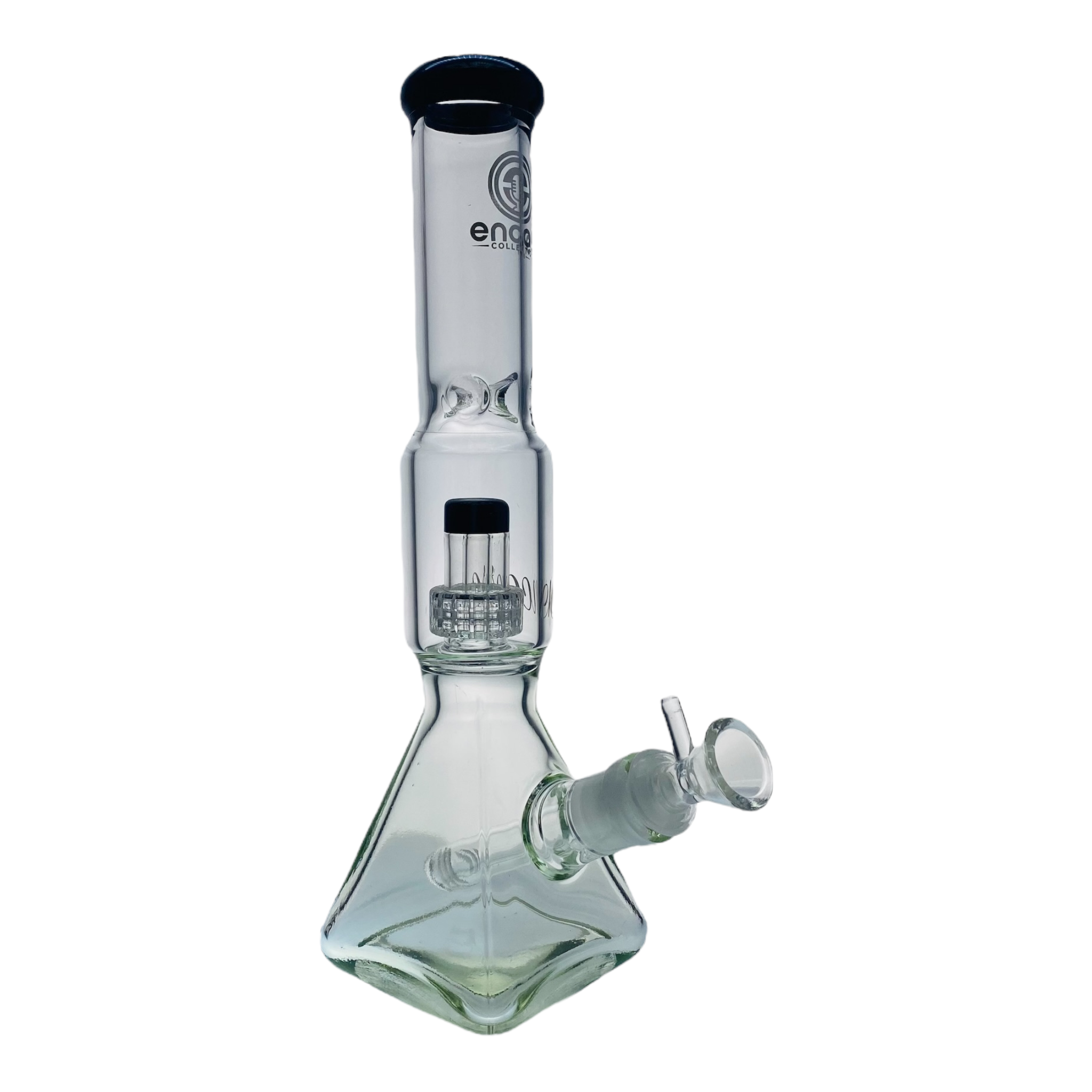 Encore Glass - Square Base Bong With Mushroom Perc