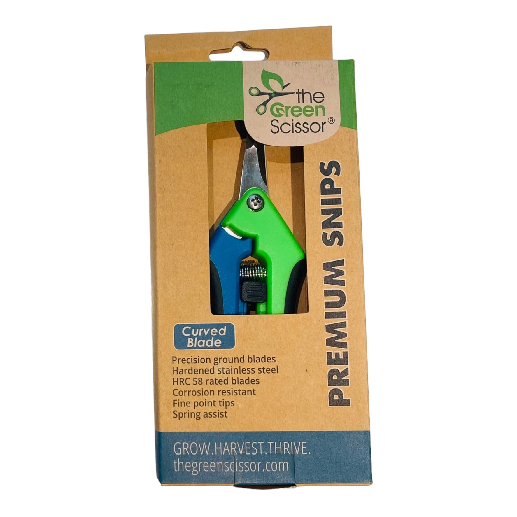 The Green Scissors - Premium Snips - Curved Blade