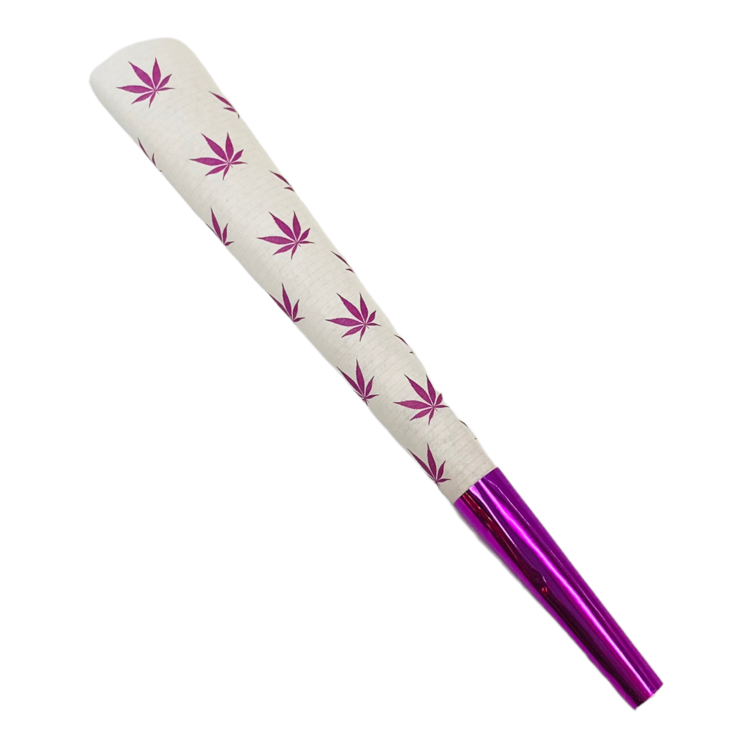 cute Beautiful Burns - Pink Weed Leaf Pre Rolled Cones 8ct