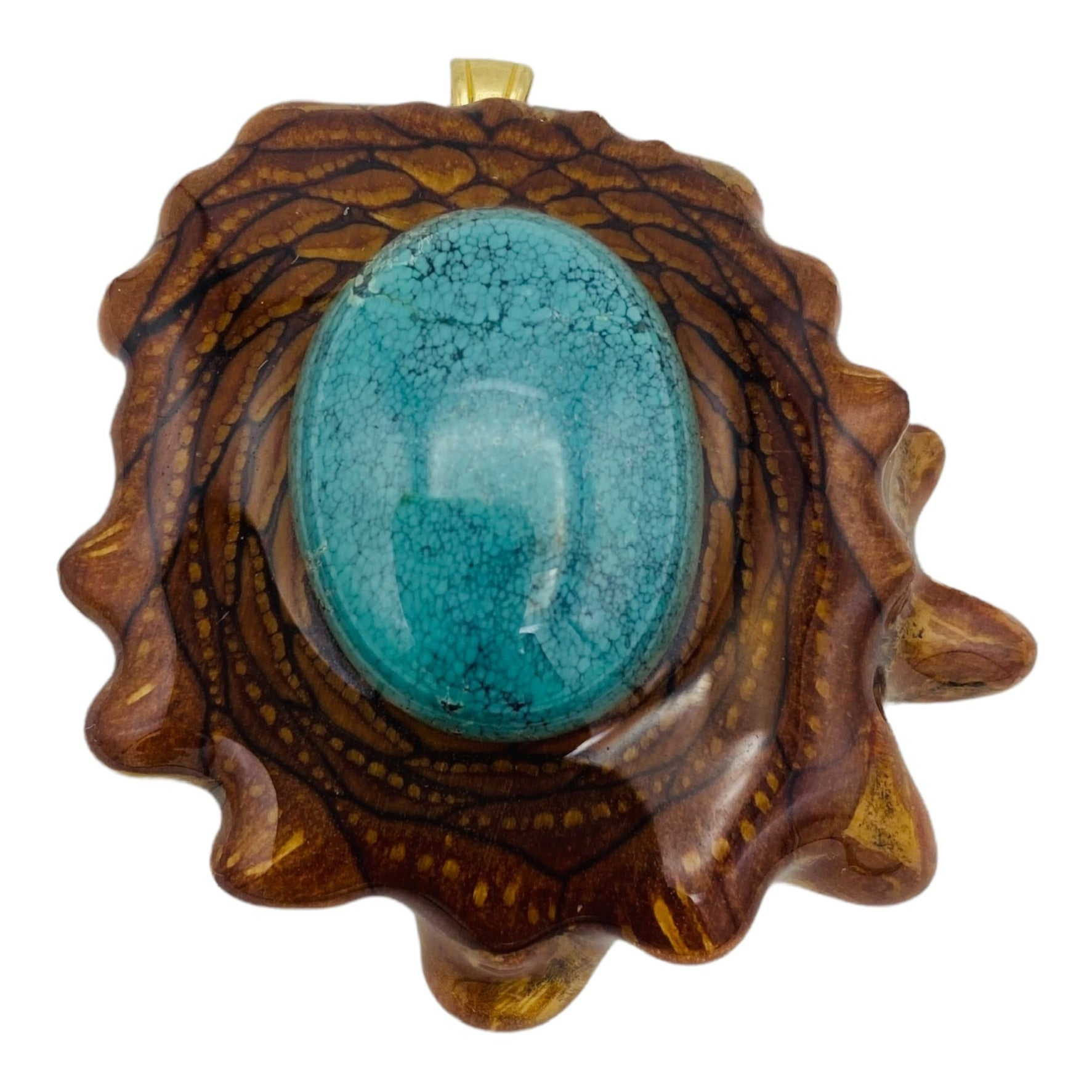 Third Eye Pinecones - Turquoise In The Matrix - Large