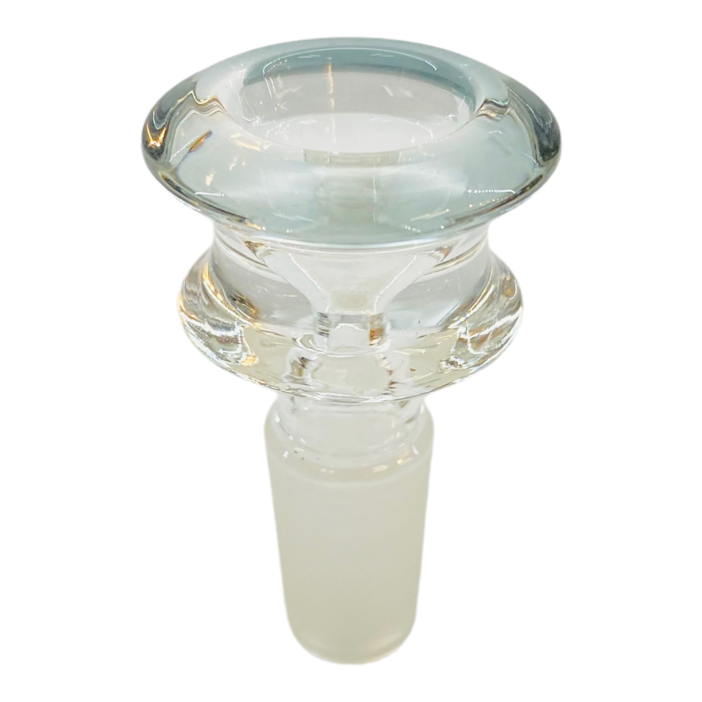 14mm Flower Bowl - Double Edge Bowl Piece - Shadow Blue