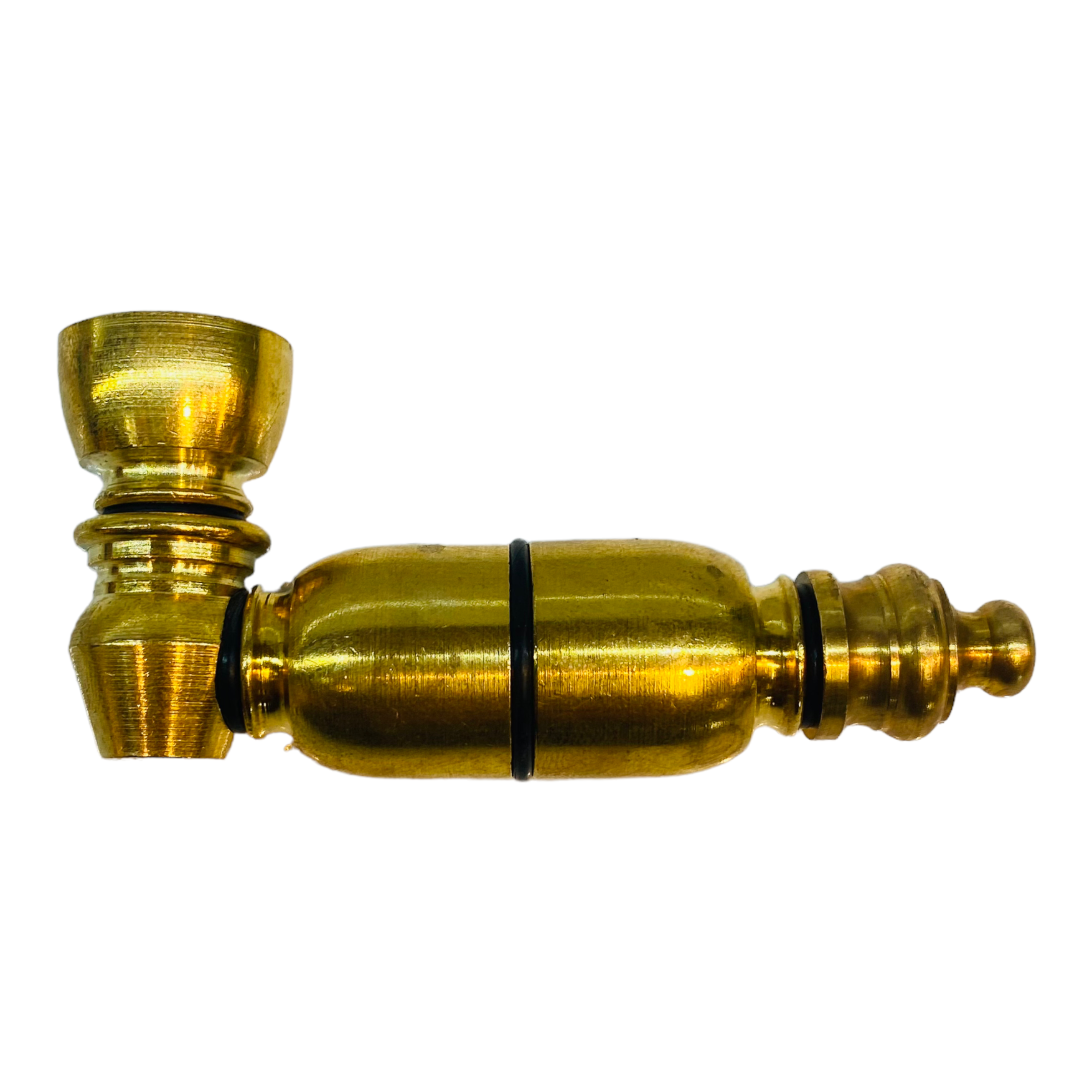 brass Anodized Zinc Aluminum Large Chamber Hand Pipe