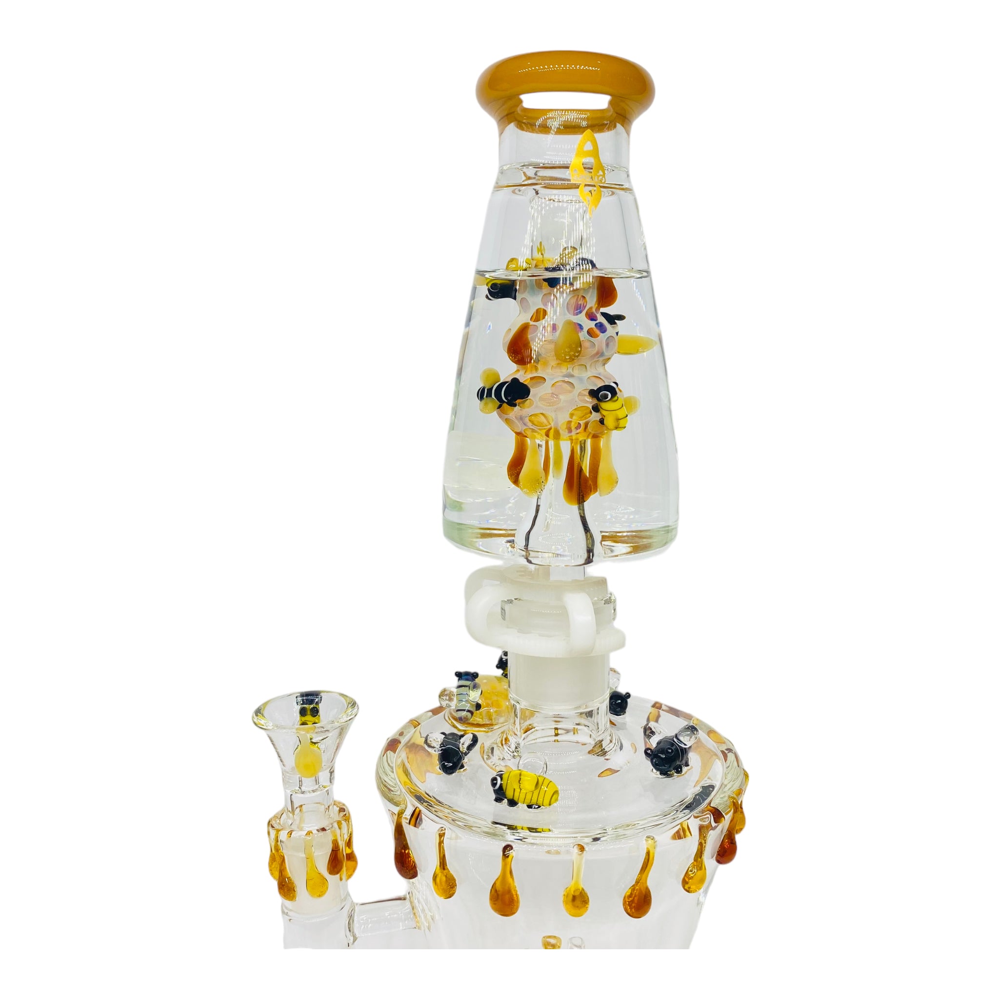 Cute and Girly bong mini Beehive Bong With Glycerin Freeze Coil Top for sale
