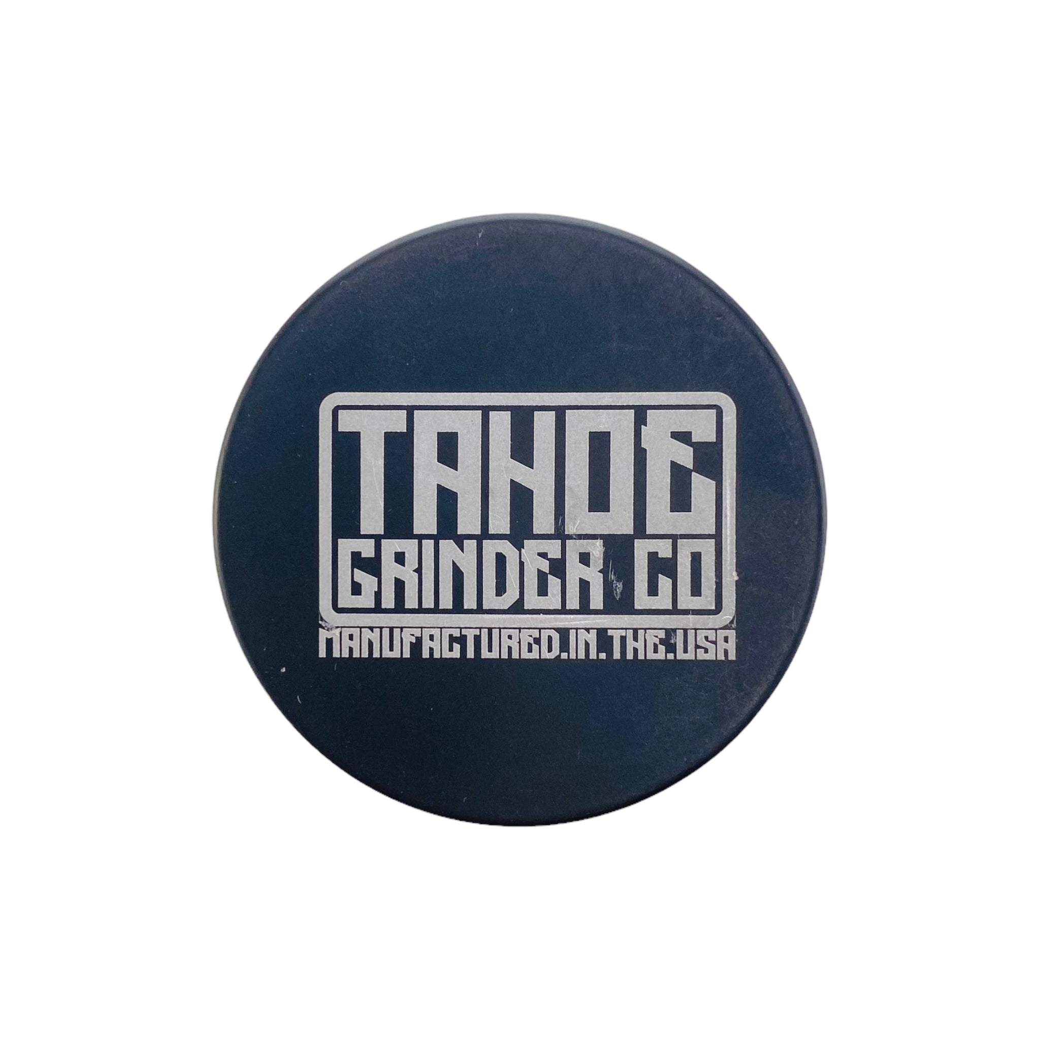 Tahoe Grinders Black Anodized Aluminum Small Two Piece Weed Grinder With Sacred Geometry