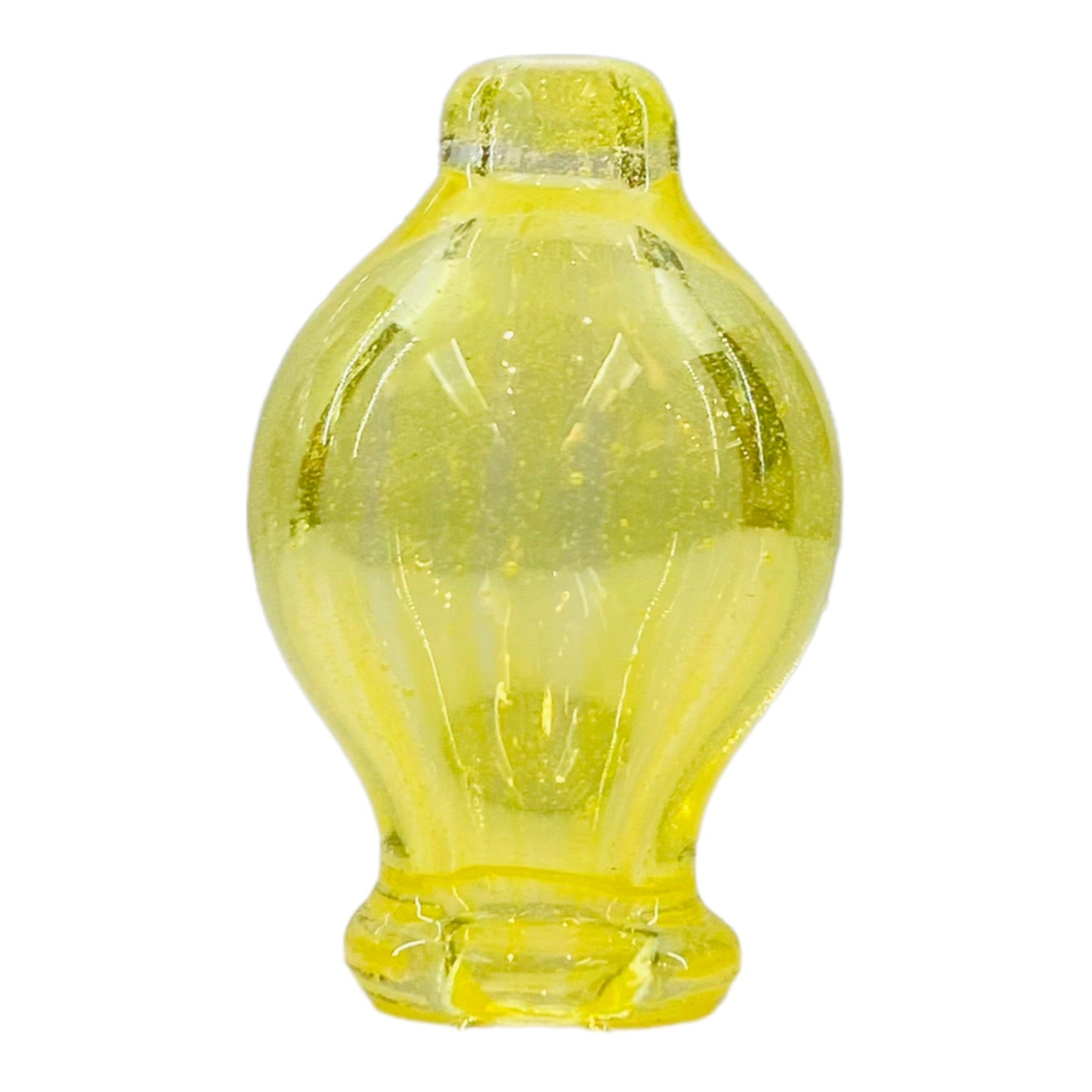 Daniels Glass Art - Yellow Bubble Carb Cap