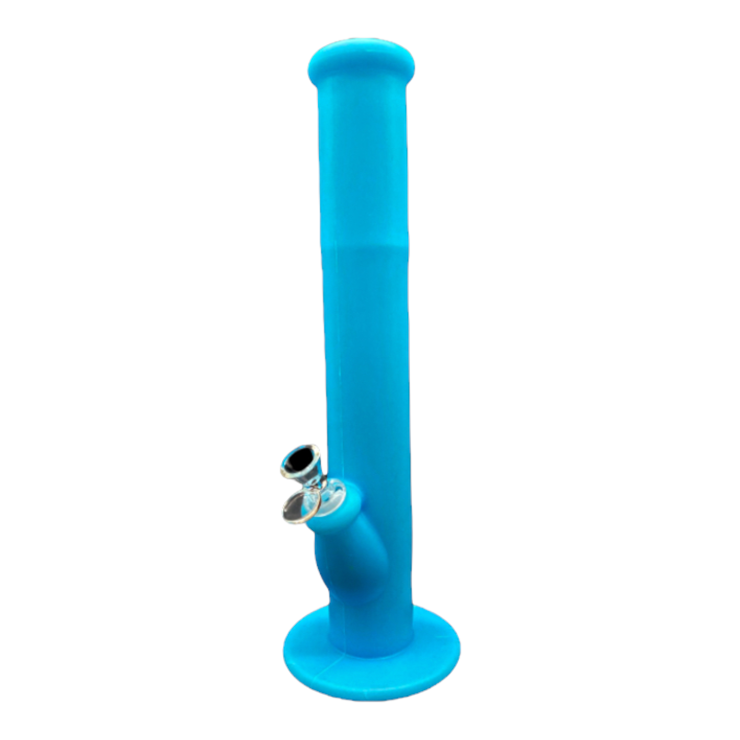 Blue Silicone Straight Tube