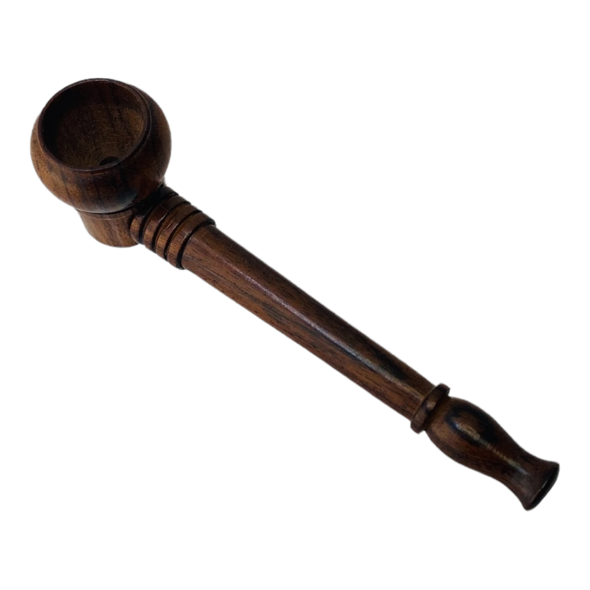 Wood Pipe - Mini Puff Thin Stem Hardwood Hand Pipe