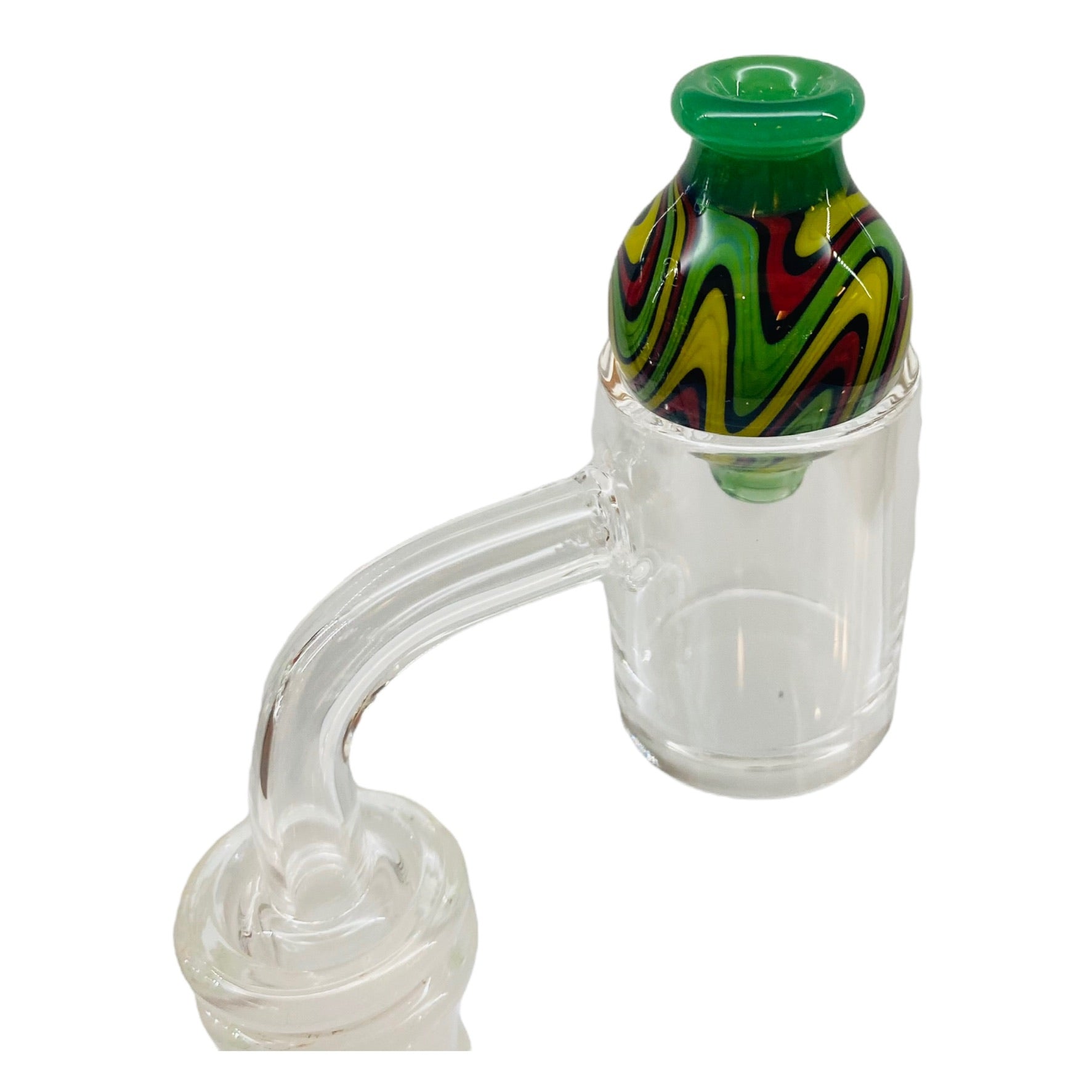 Daniels Glass Art - Rasta Wig Wag Twirl Bubble Carb Cap