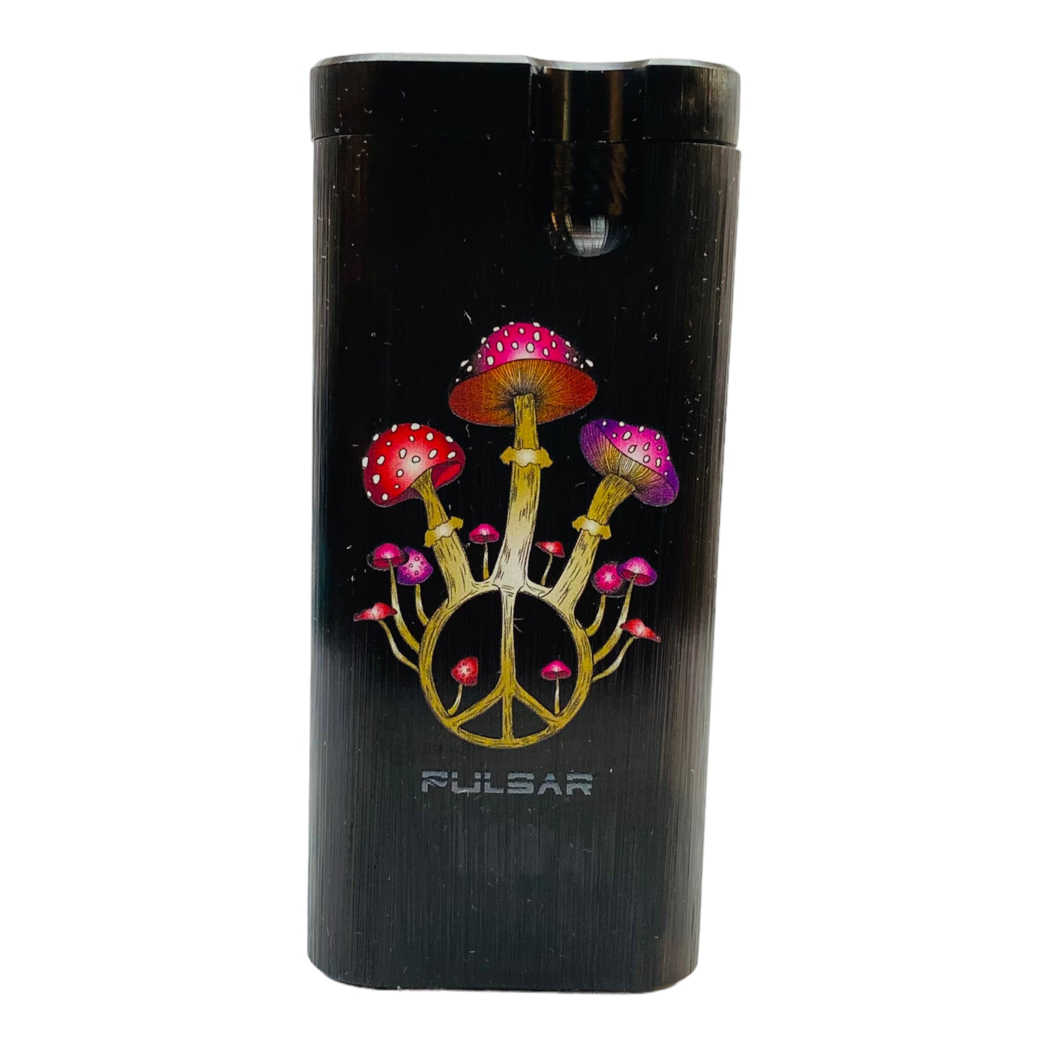 Pulsar - Black Aluminum Dug Out With Magical Peace Mushrooms