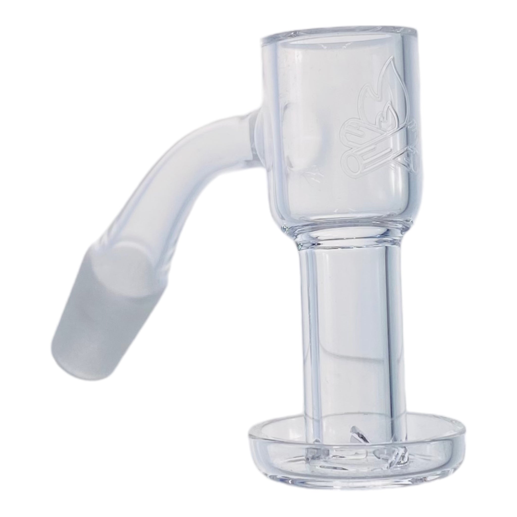 Campfire Quartz - 14mm Male 45 Degree Neck Terp Slurper Quartz Banger
