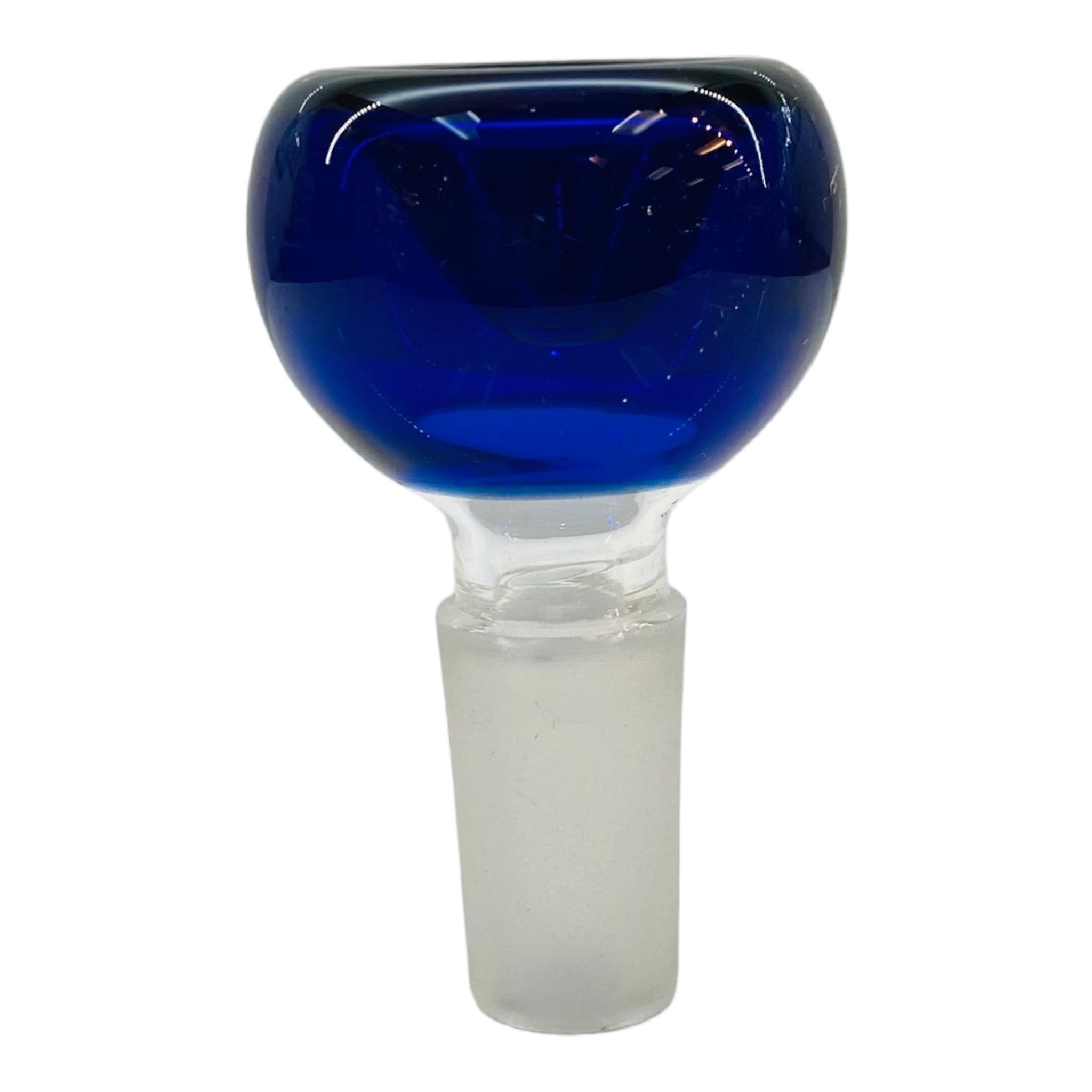 14MM Flower Bowl -Basic Color Bubble - Cobalt Blue