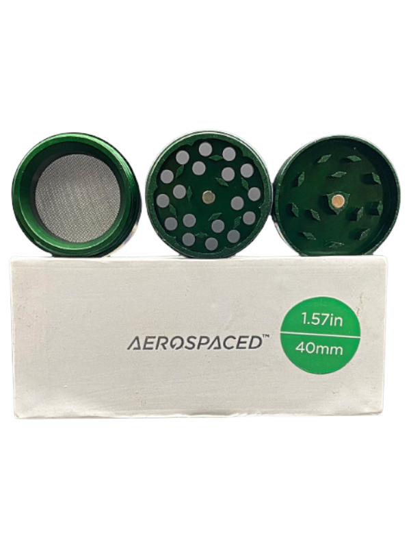 Aerospace Grinder 4 Piece Small Green