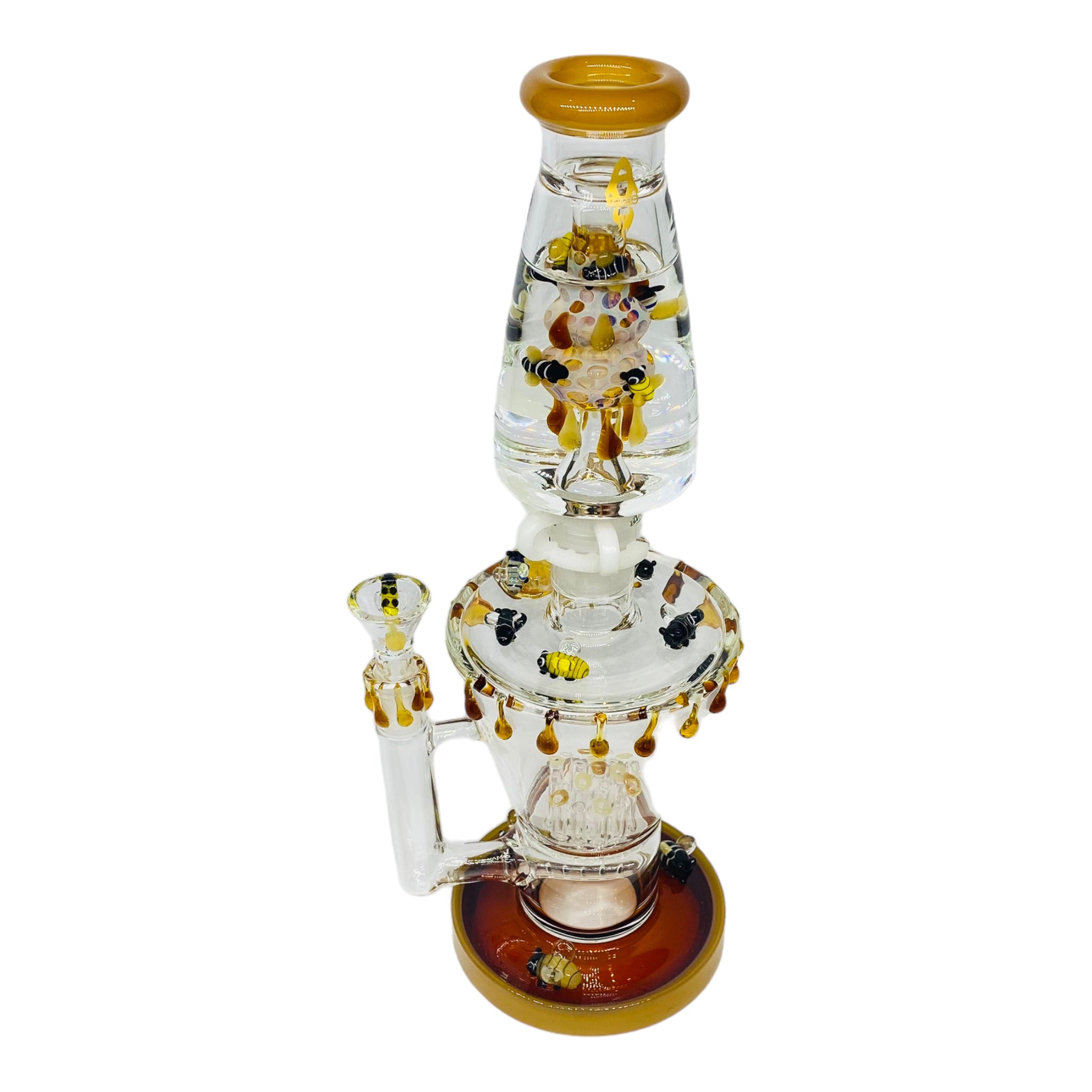 Cute and Girly bong mini Beehive Bong With Glycerin Freeze Coil Top for sale
