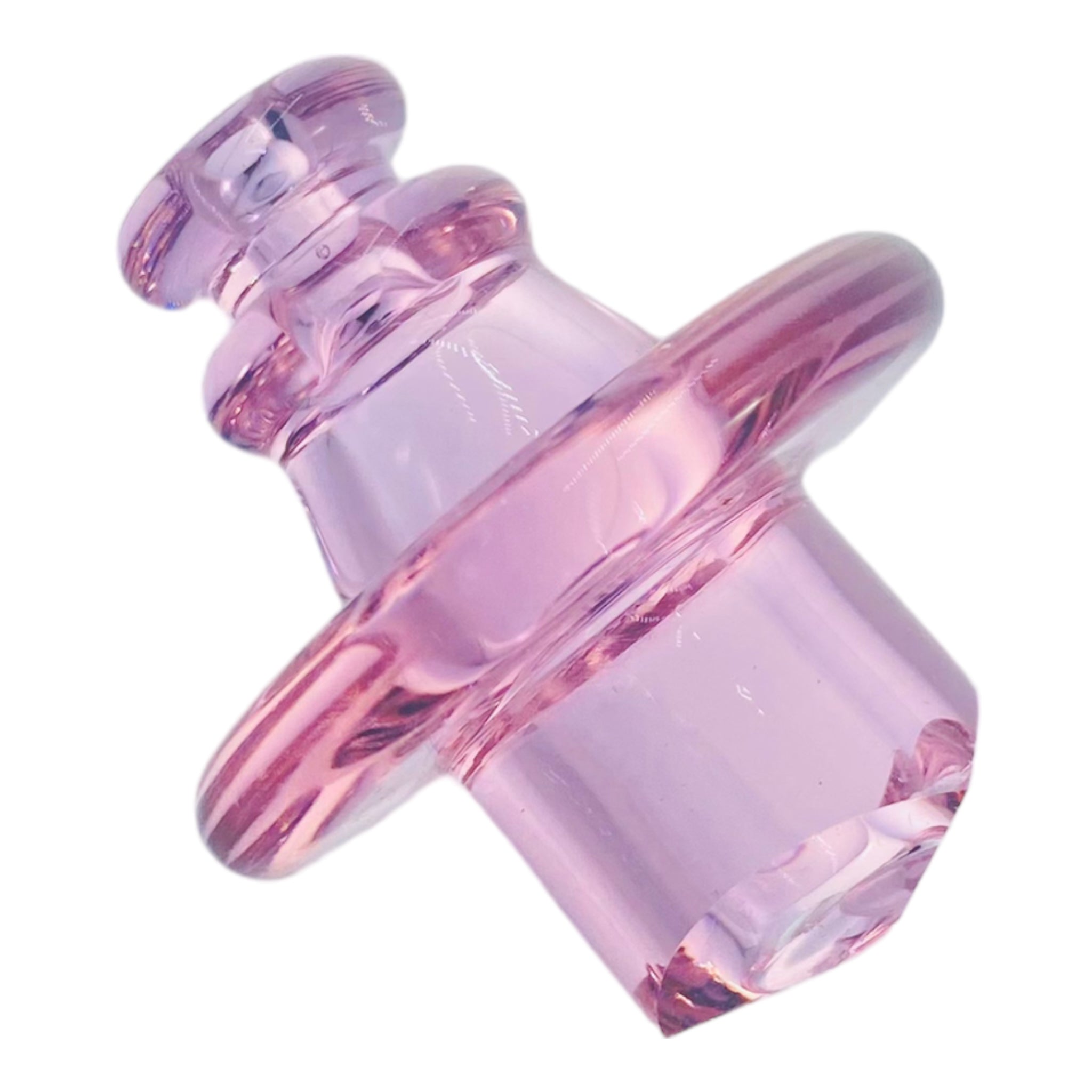 Trikky Glass - Translucent Purple Faceted Carb Cap