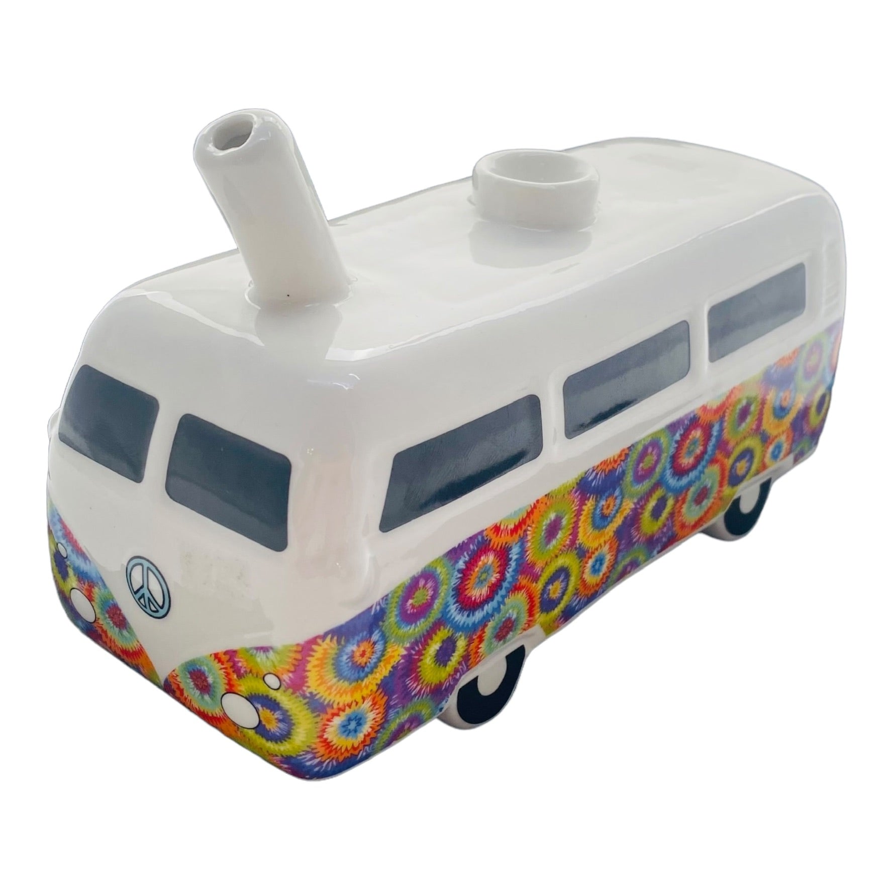 Ceramic Hippie Bus Dry Hand Pipe