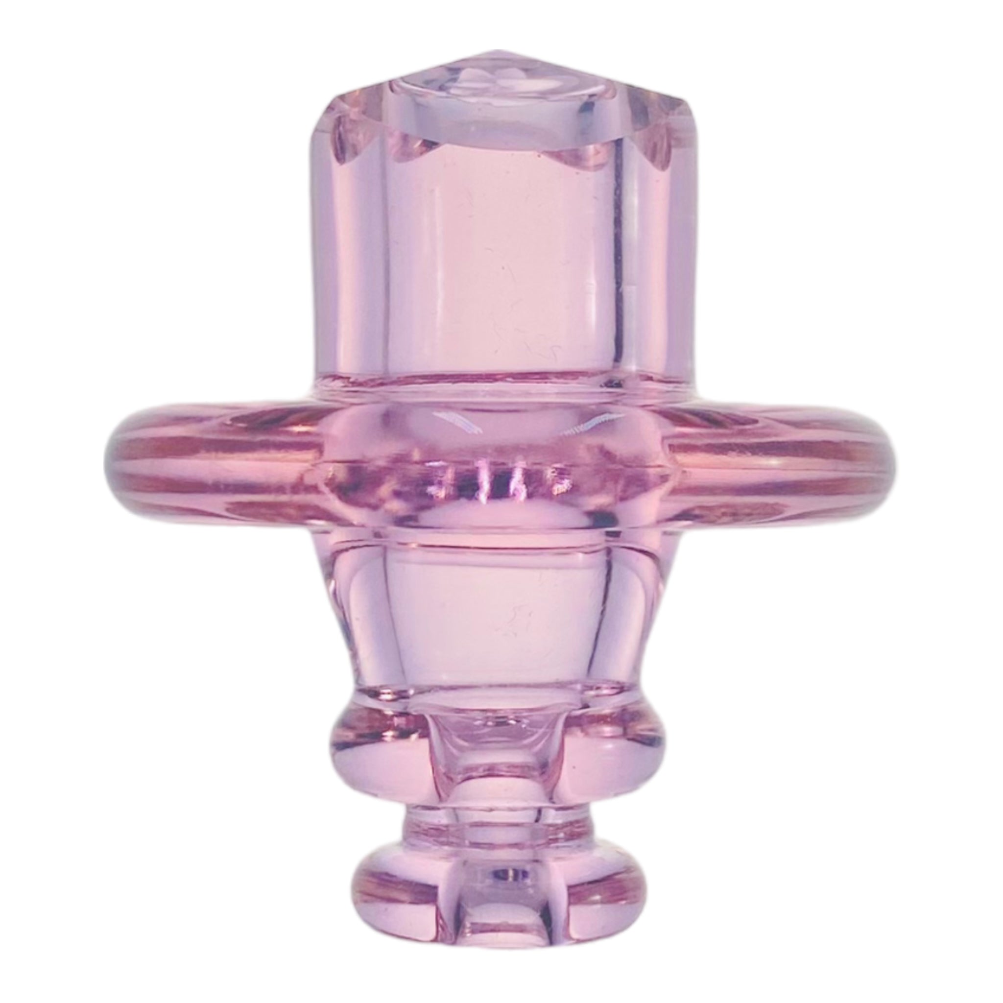 Trikky Glass - Translucent Purple Faceted Carb Cap