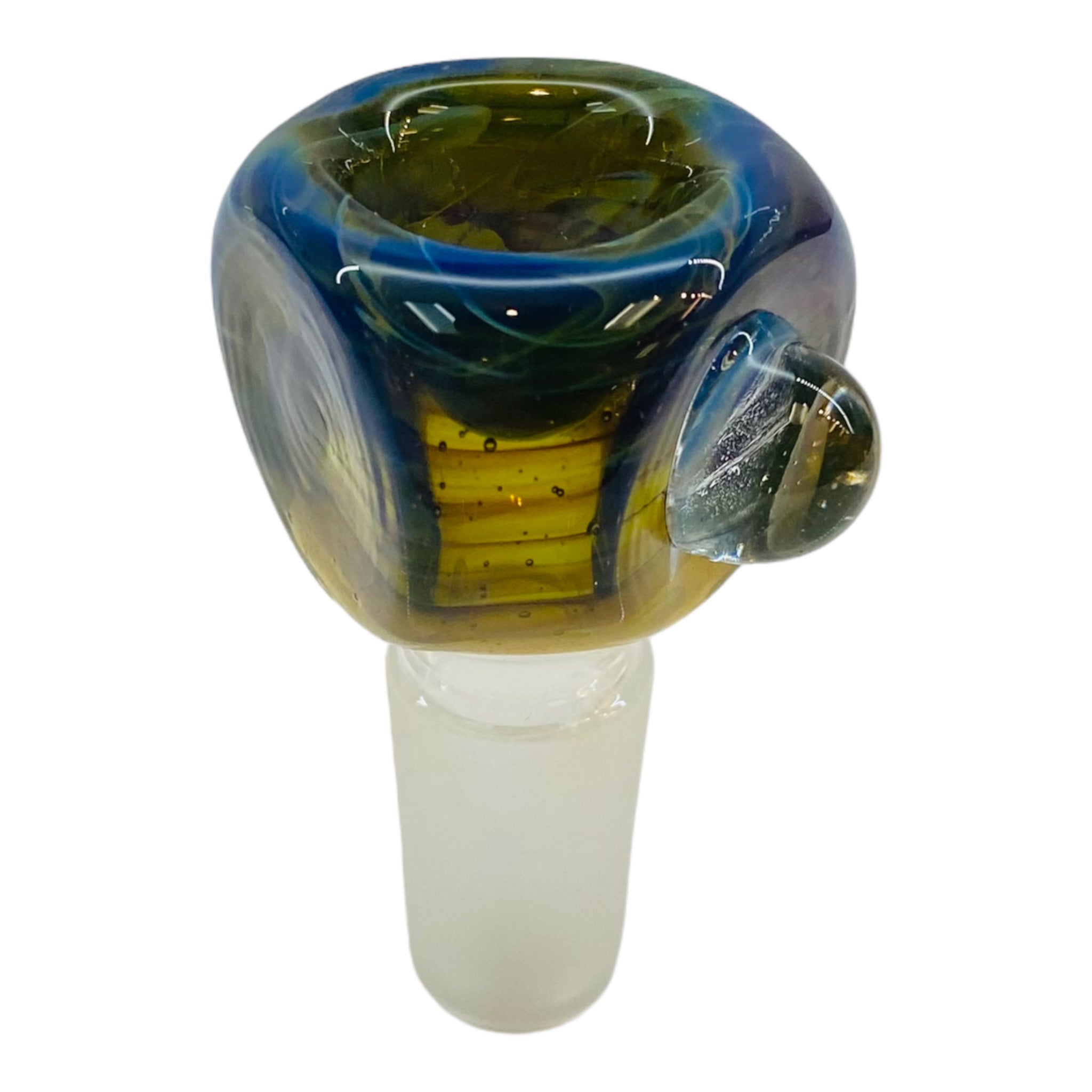 14mm Flower Bowl - Triangle Bubble Bong Bowl Piece - Alientech Green