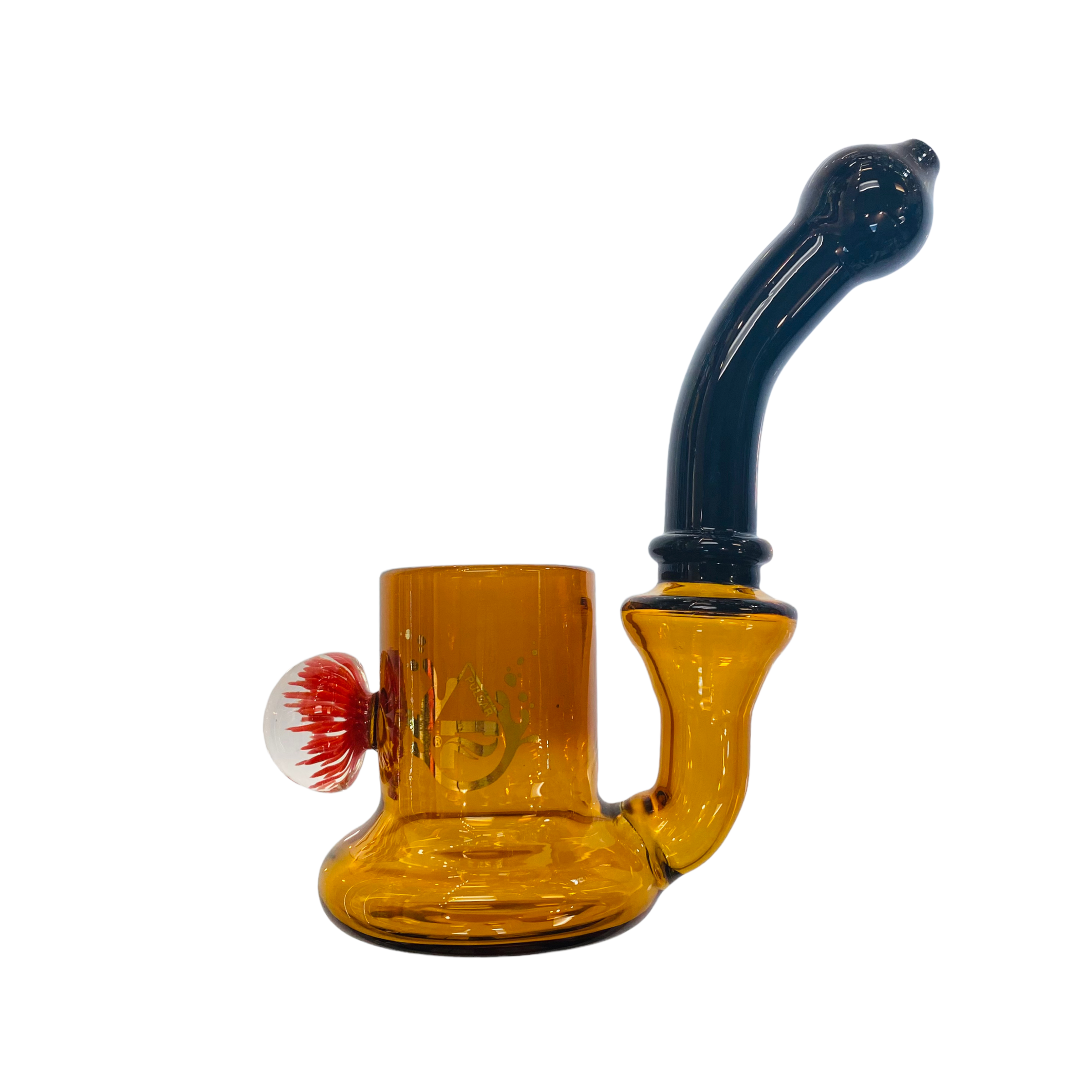 Pulsar - Puffco Proxy Glass Attachment - Amber & Black