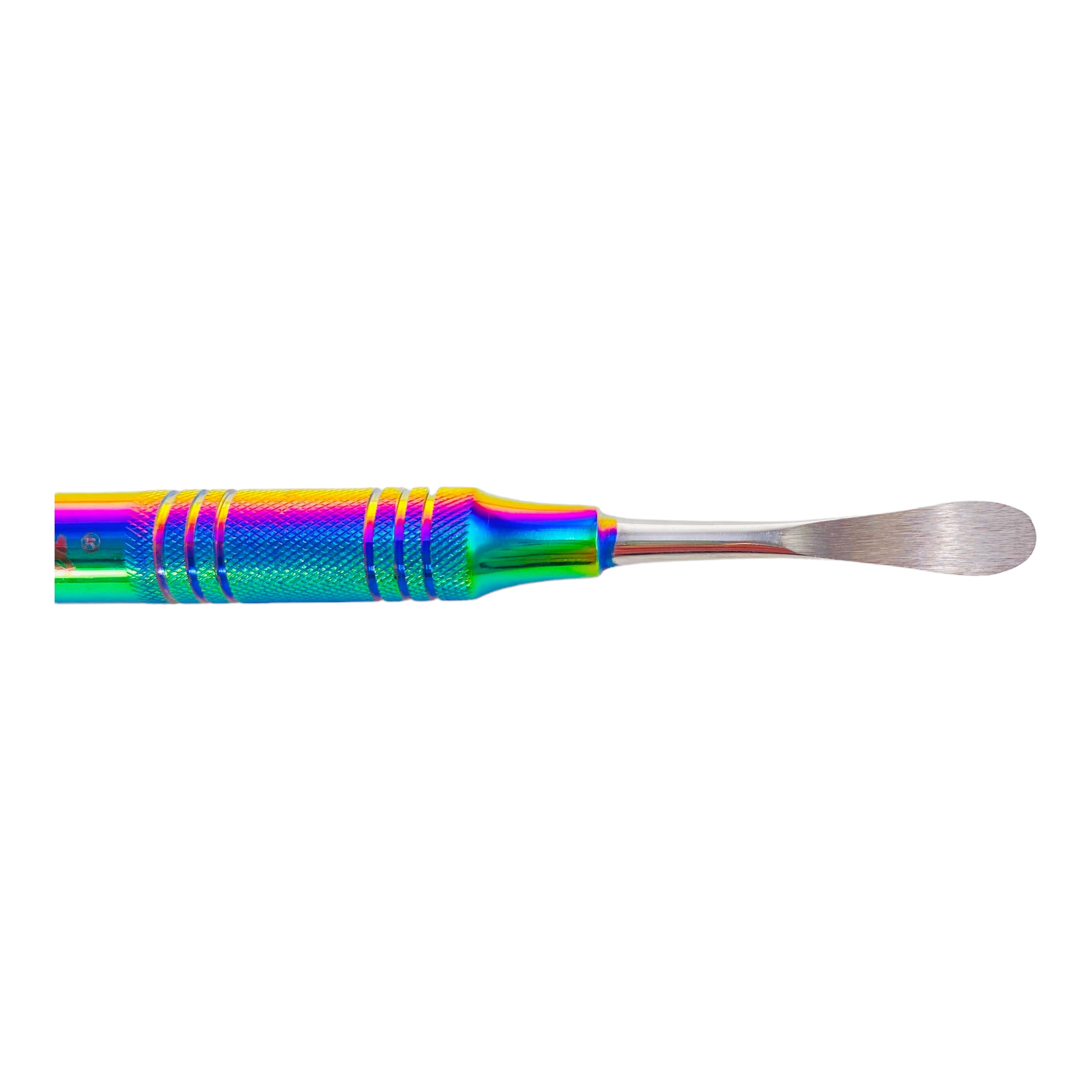 Skilletools - Honeybun - Rainbow Anodized Stainless Steel Double Sided Dab Tool