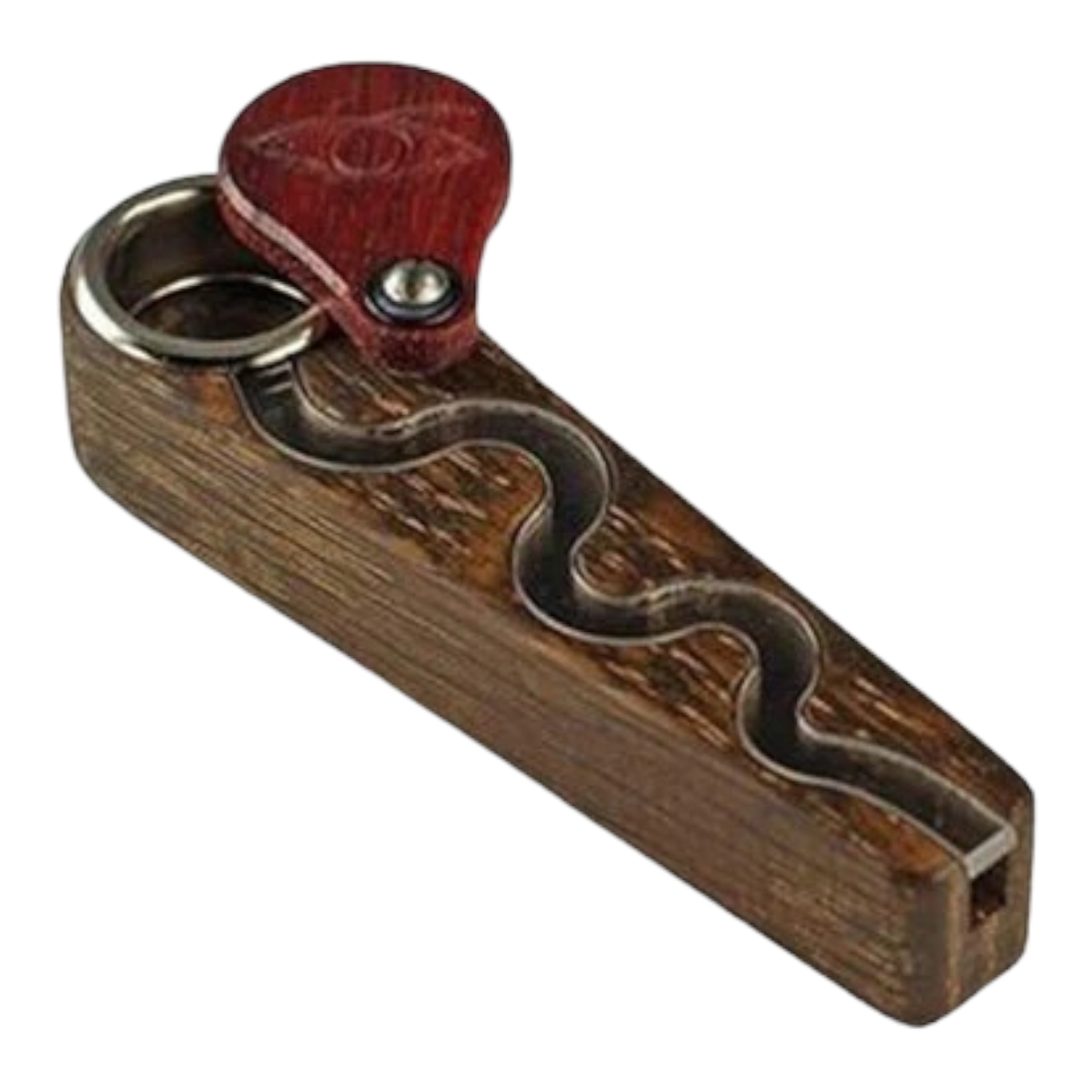 Monkey Pipe - Oregon Trail Wood Hand Pipe