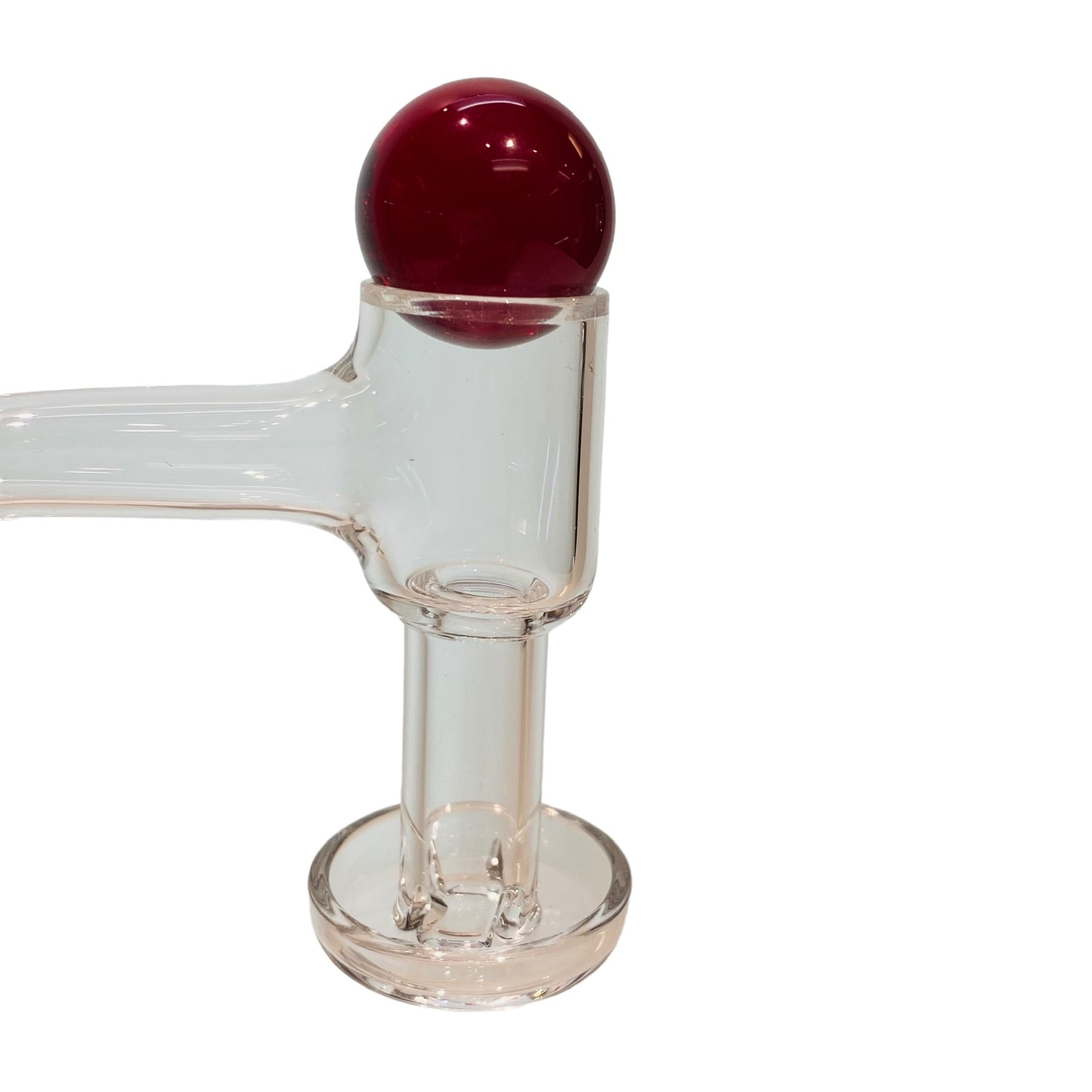 Ruby Pearl Co. - 20mm Slurper Top Ruby Marble