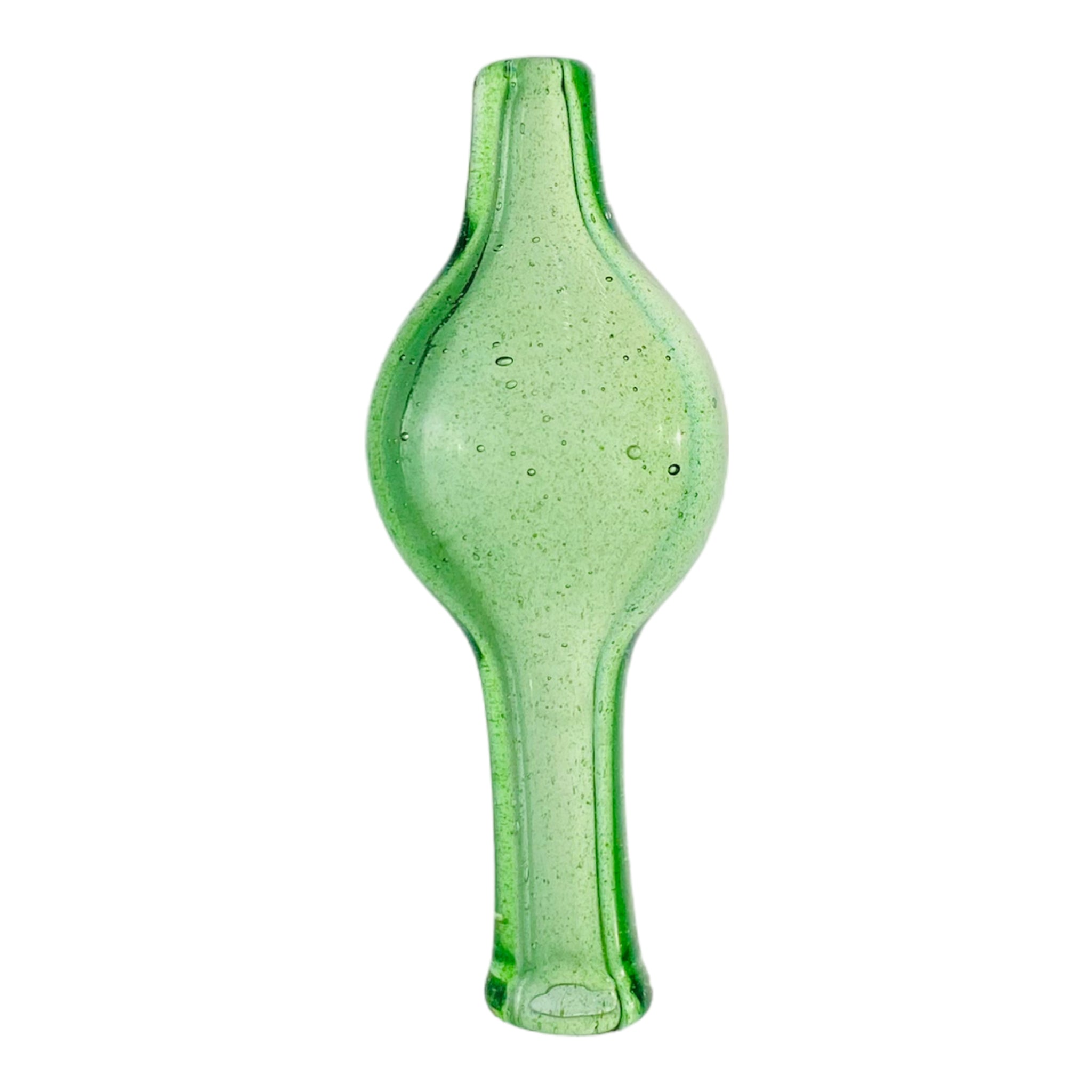 William B Glass - Green Glass Bubble Carb Cap