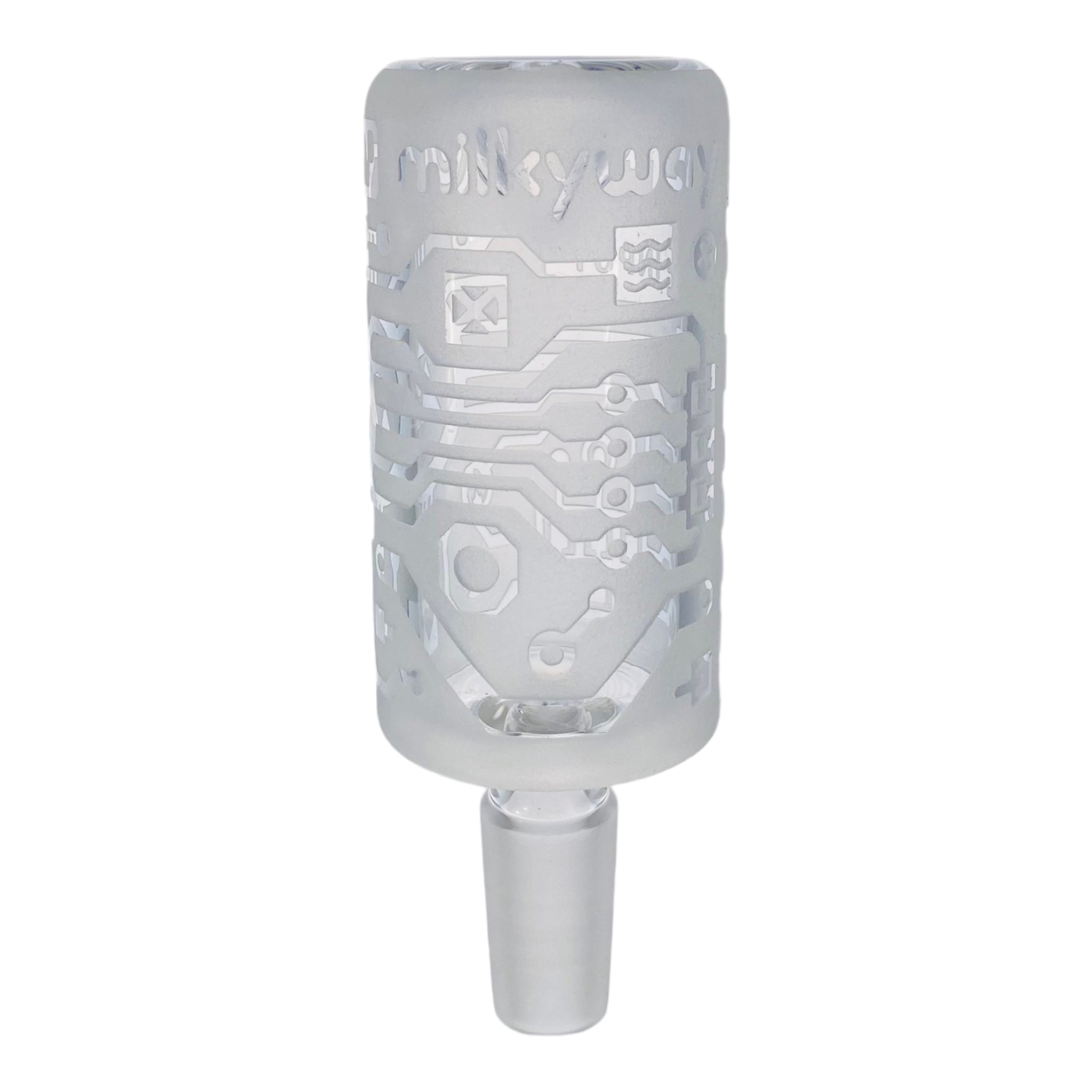 Milkyway Glass - Circuit Board - Sandblasted 14mm Bong Bowl Piece