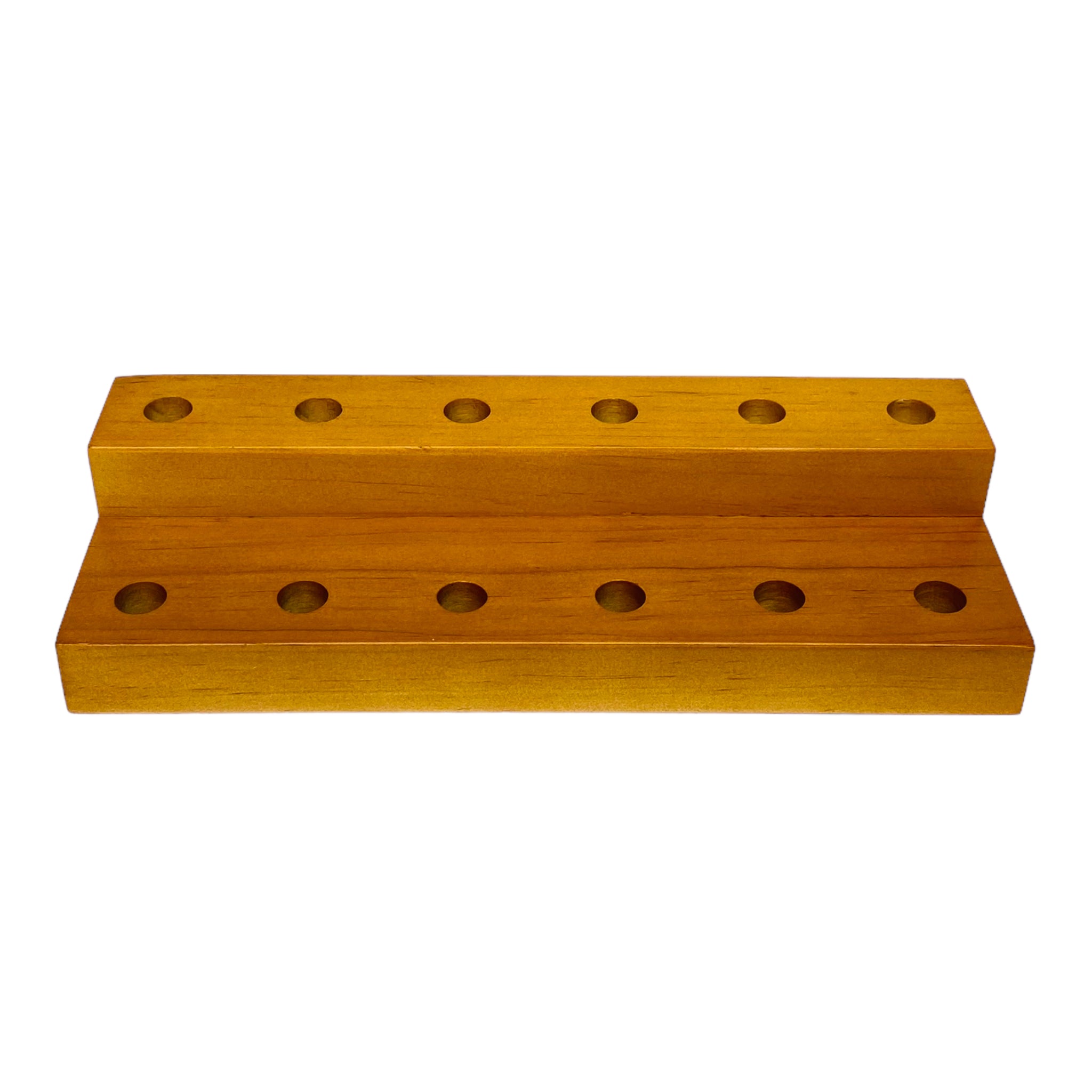 12 Hole 14mm Wood Bowl Or Quartz Banger Stand Holder